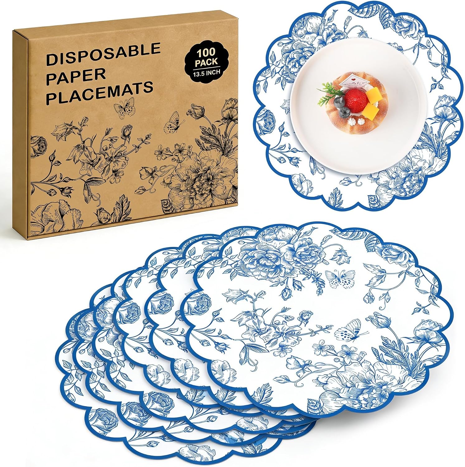 Floral Disposable Placemats