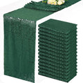 15 Pack Silver Table Runner Sequin Table Runner