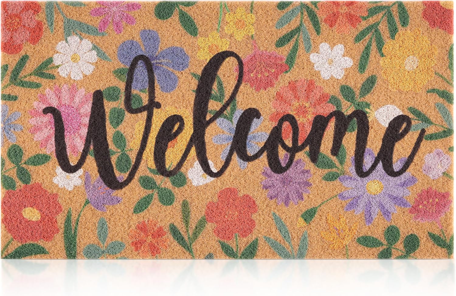 Spring Floral Door Mat.