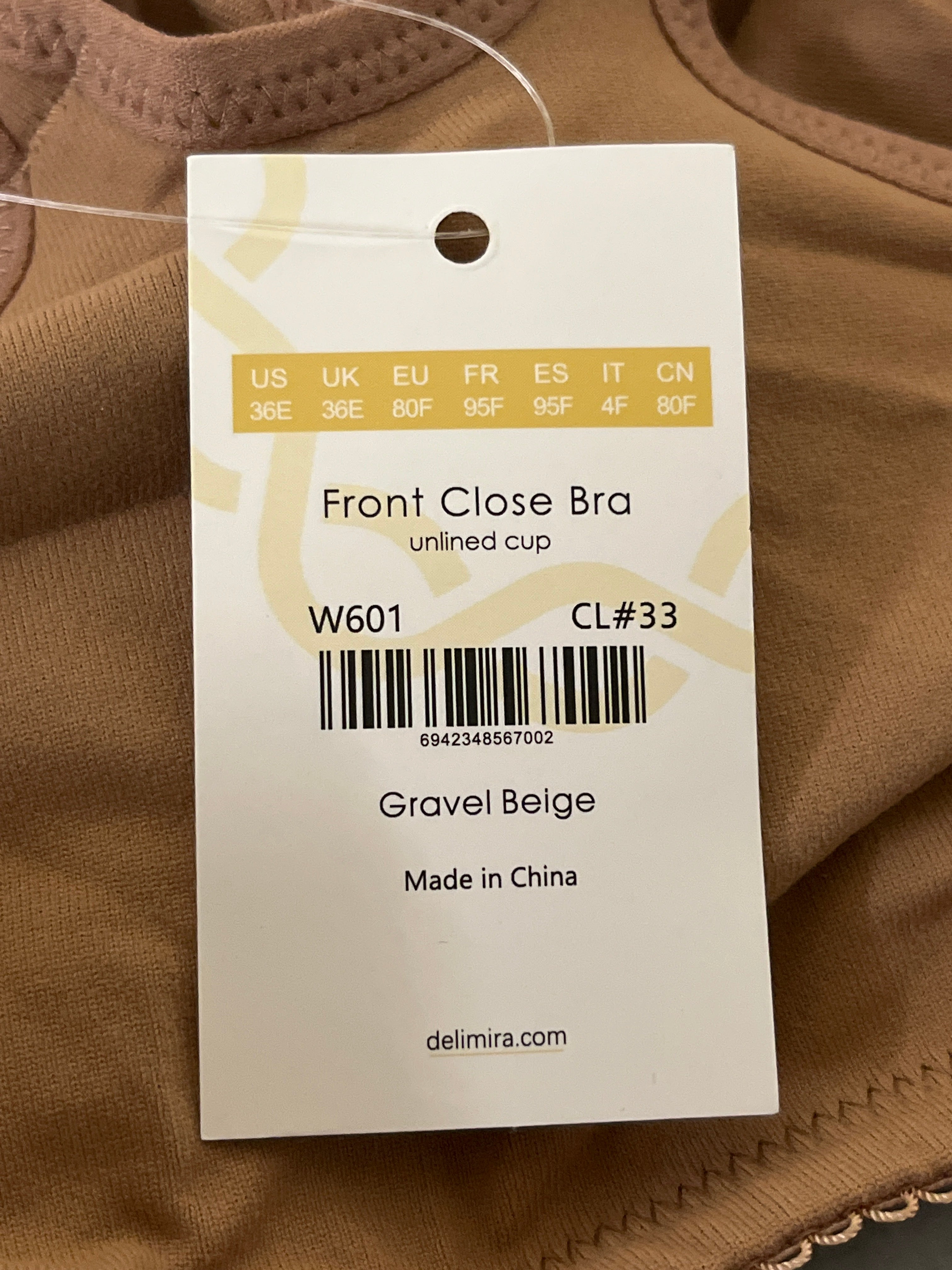 Delimira front close bra