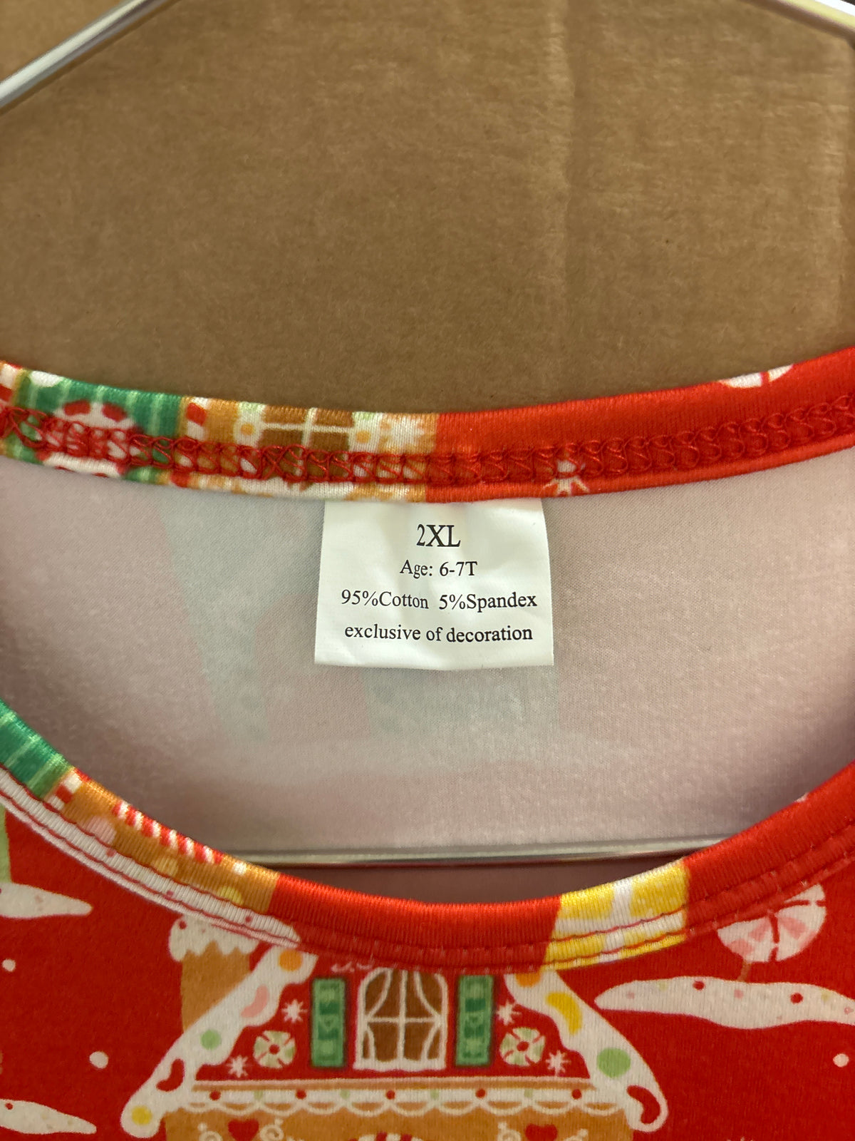Kids Christmas dress (6-7T 2XL)