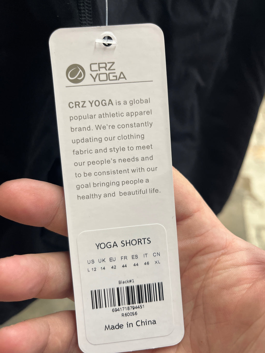 Crazy yoga shorts