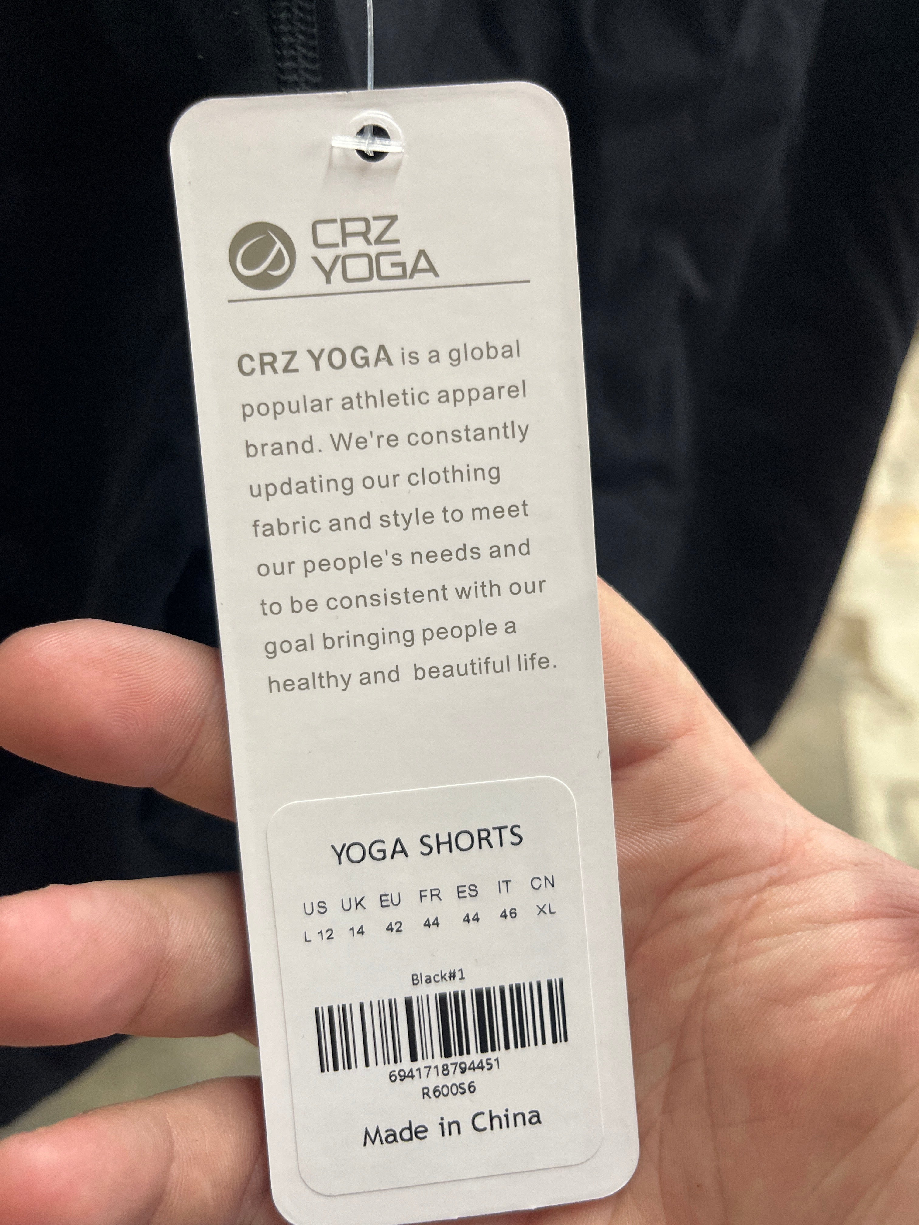 Crazy yoga shorts