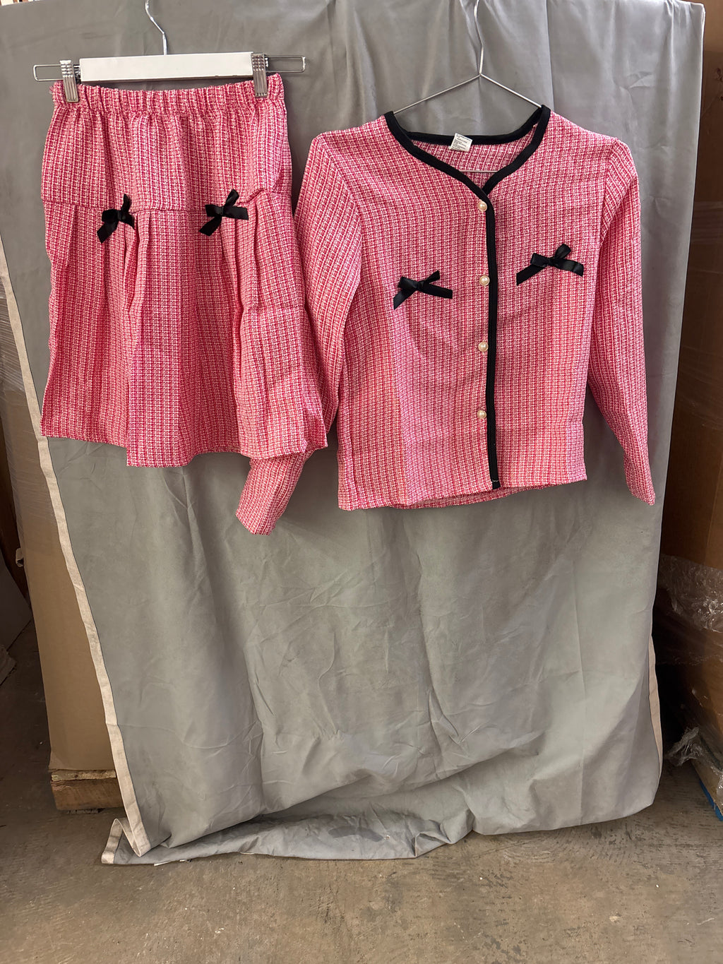 Women’s two piece skirt and top set