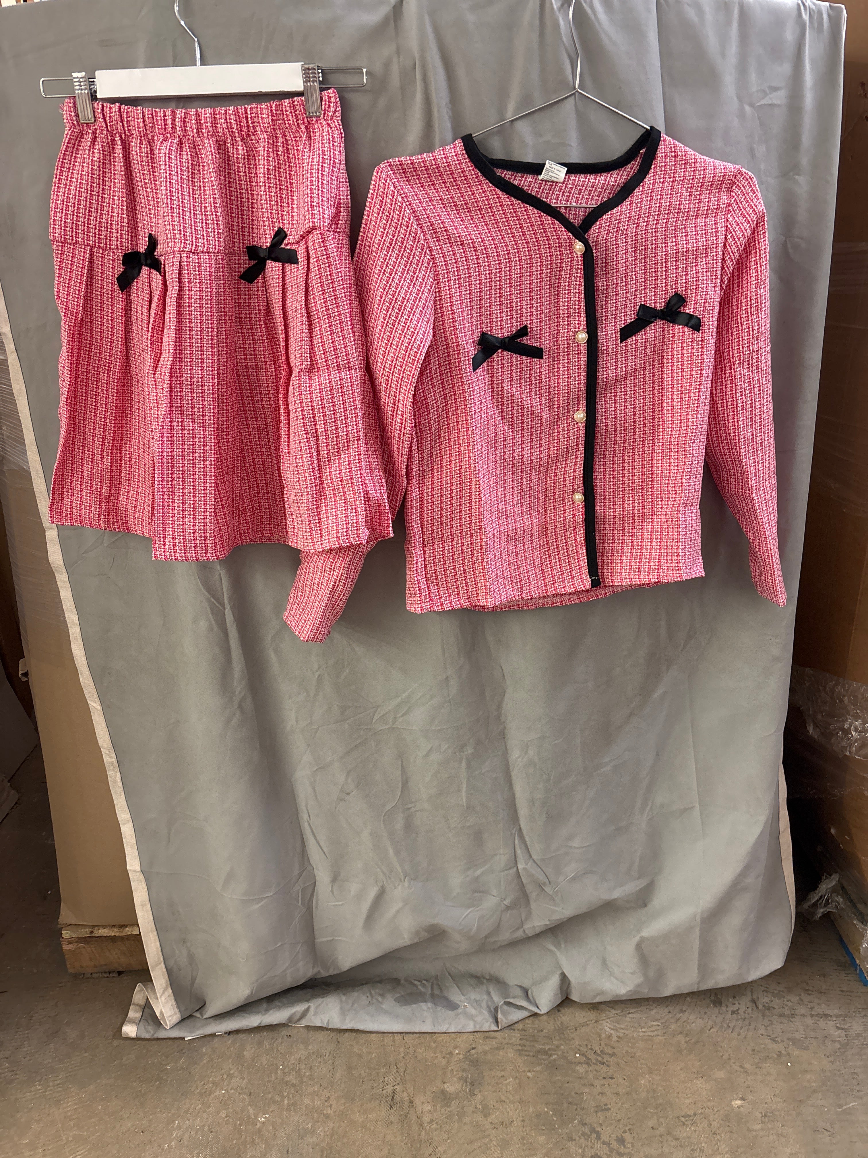 Women’s two piece skirt and top set