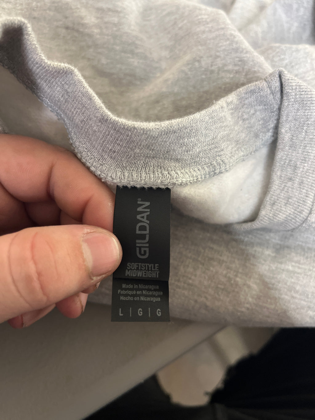 Wheaton Illinois grey sweater