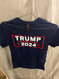 Trump save America again blue Tshirt