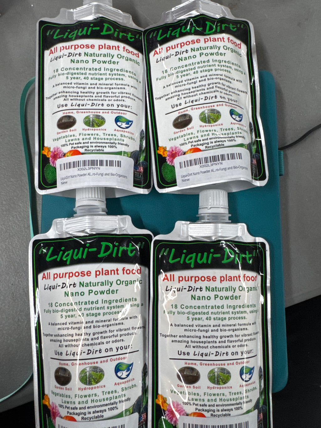 Liqui-Dirt All Purpose plant food Set of 4 $120 Retail