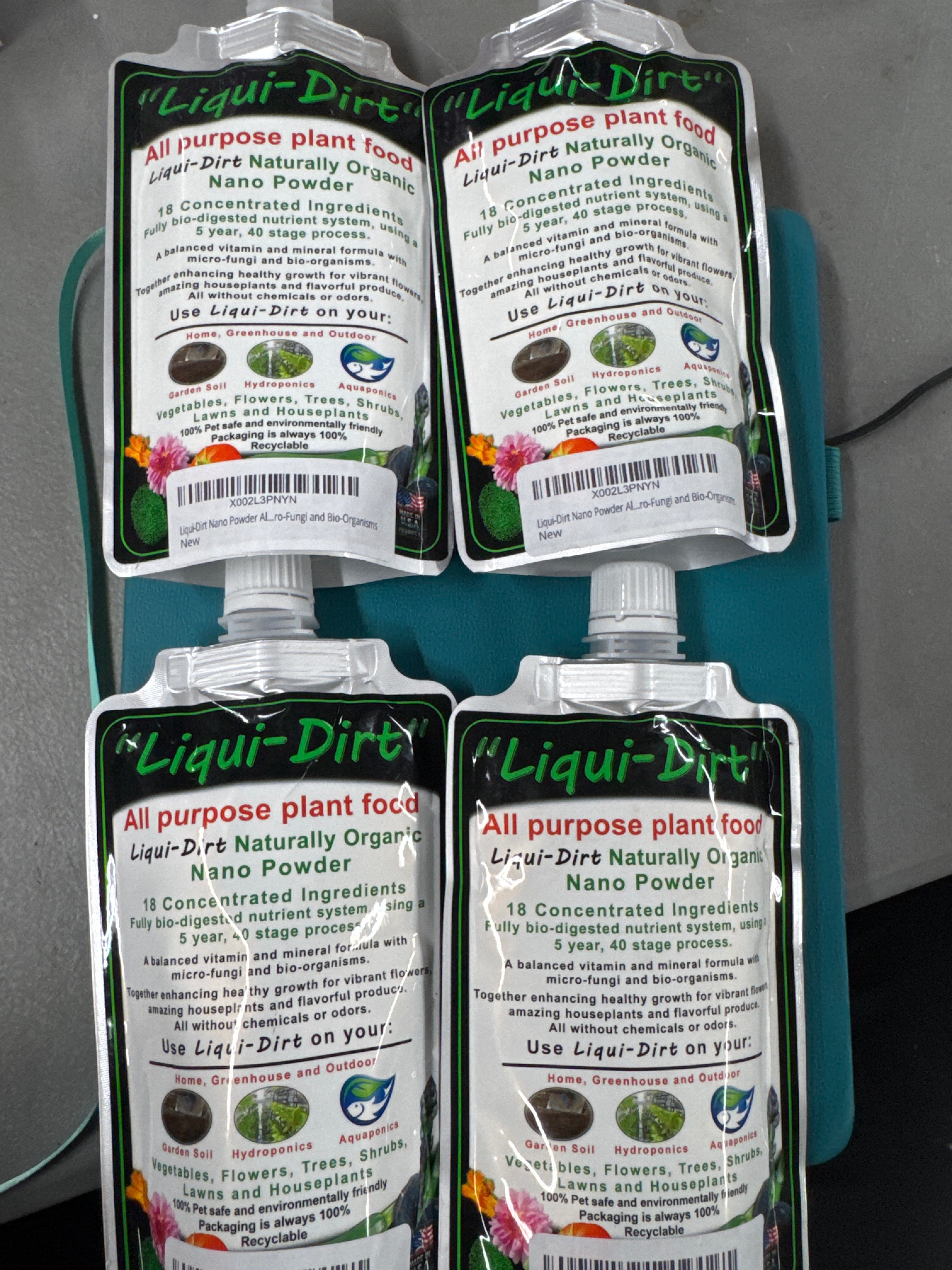 Liqui-Dirt All Purpose plant food Set of 4 $120 Retail