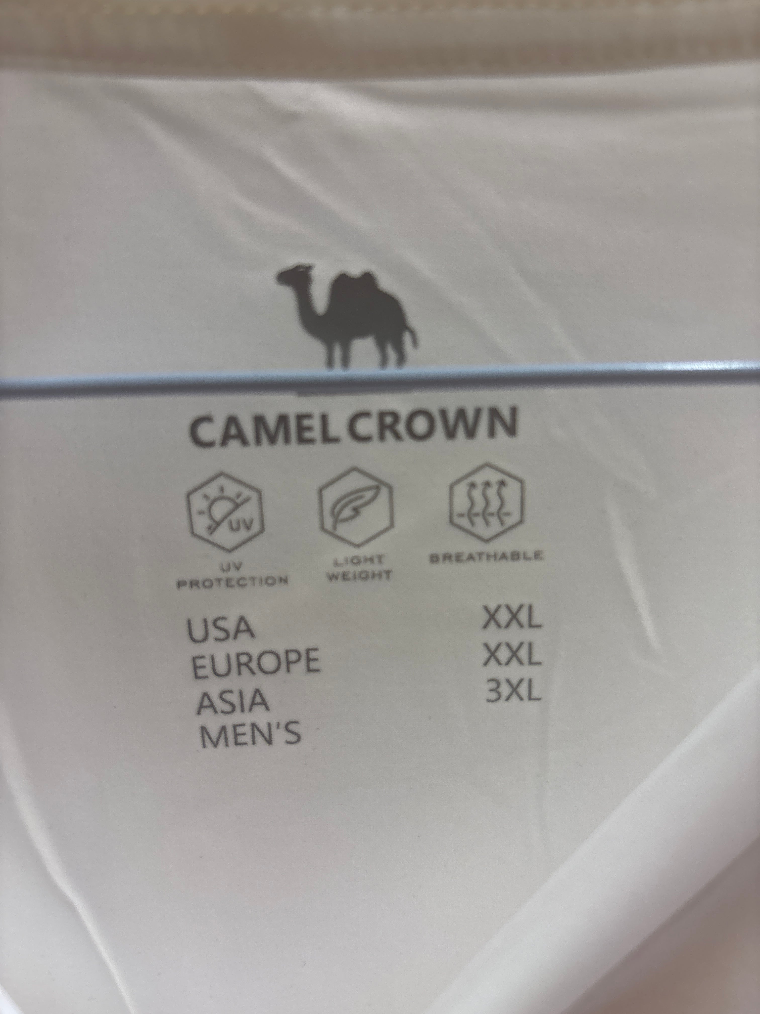Camel crown long sleeve shirt