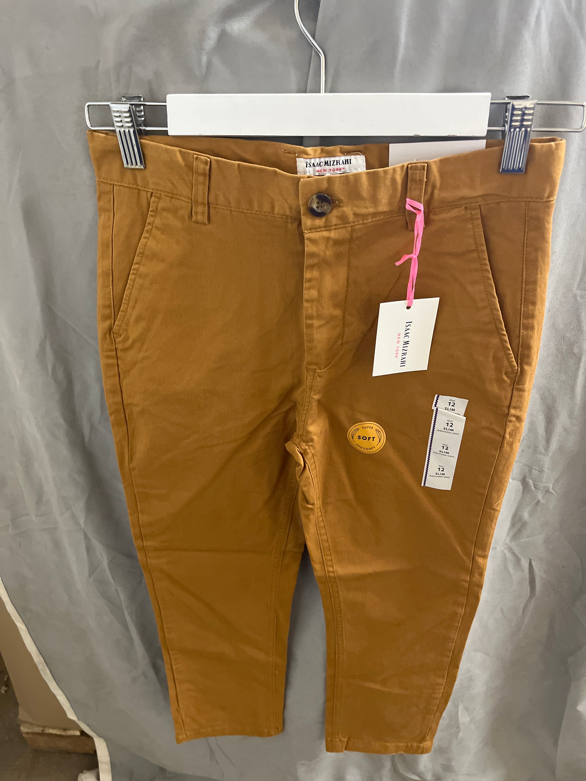 Isaac mizrahi tan slim fit kids jeans