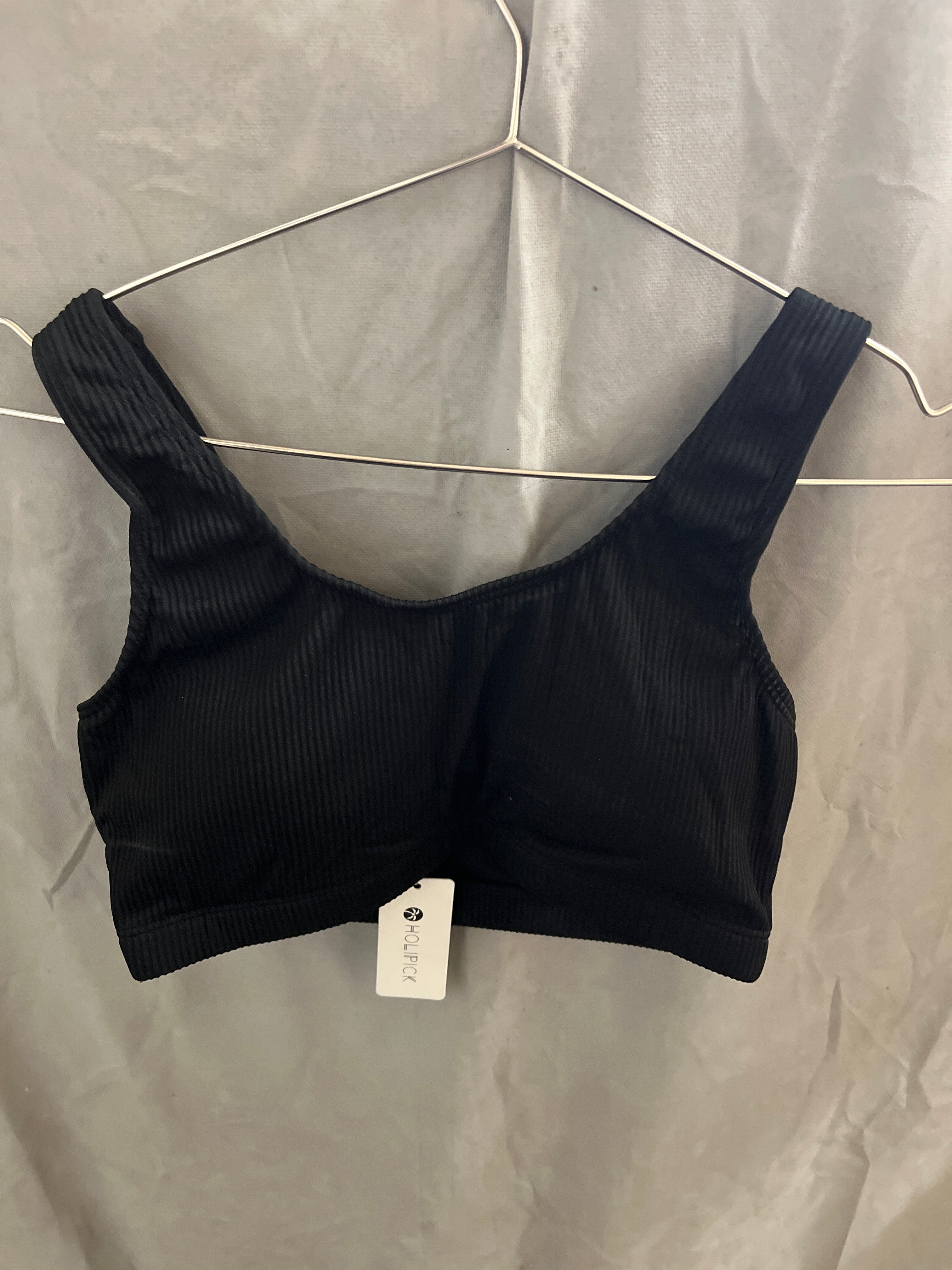 Holipick black 2 piece bathing suit