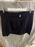 Fluffy sense black skirt ￼
