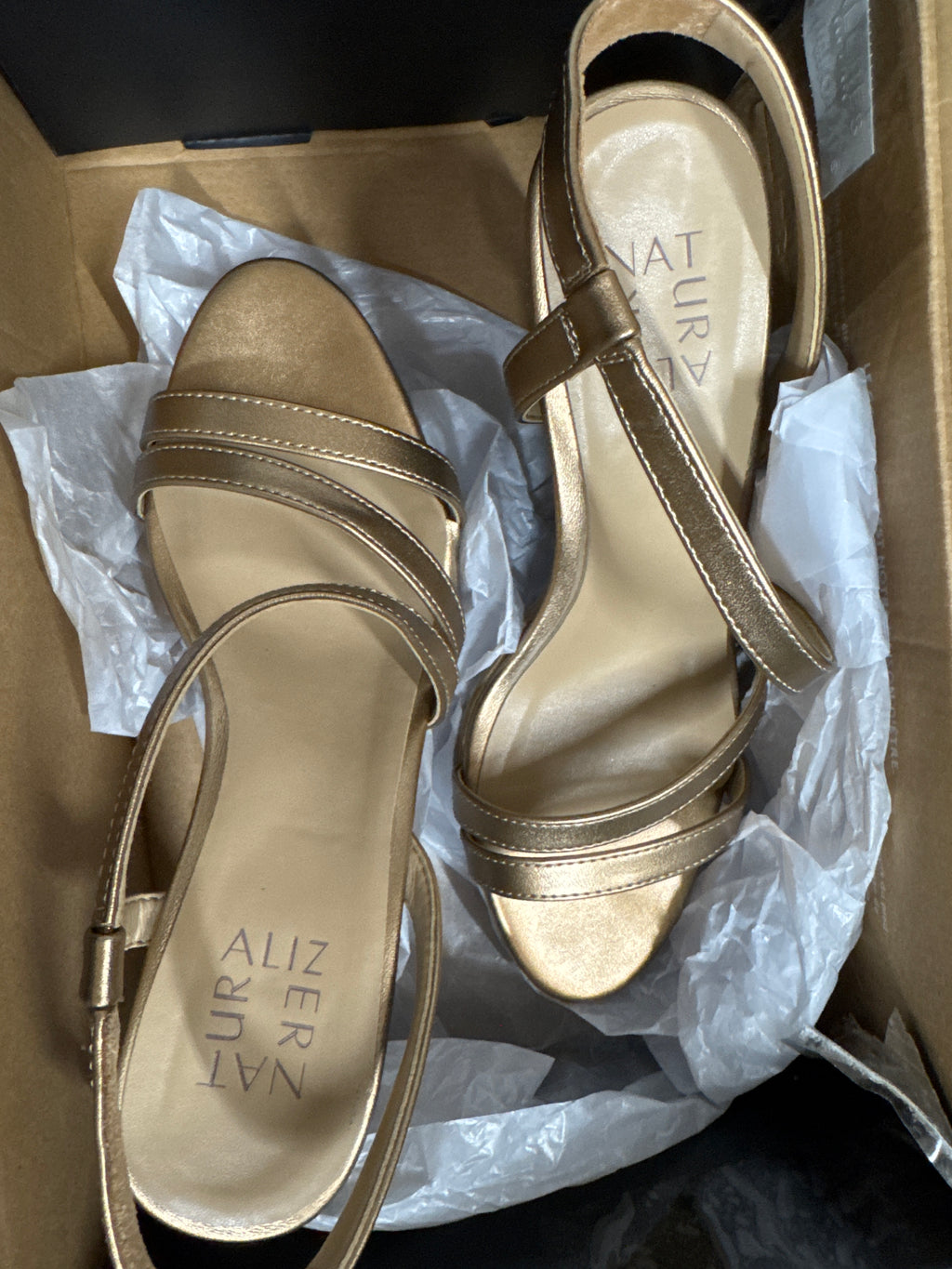 Naturalizer High Heels Brenta Bronze Pearl size 6 36