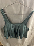 Green 2 piece bathing suit