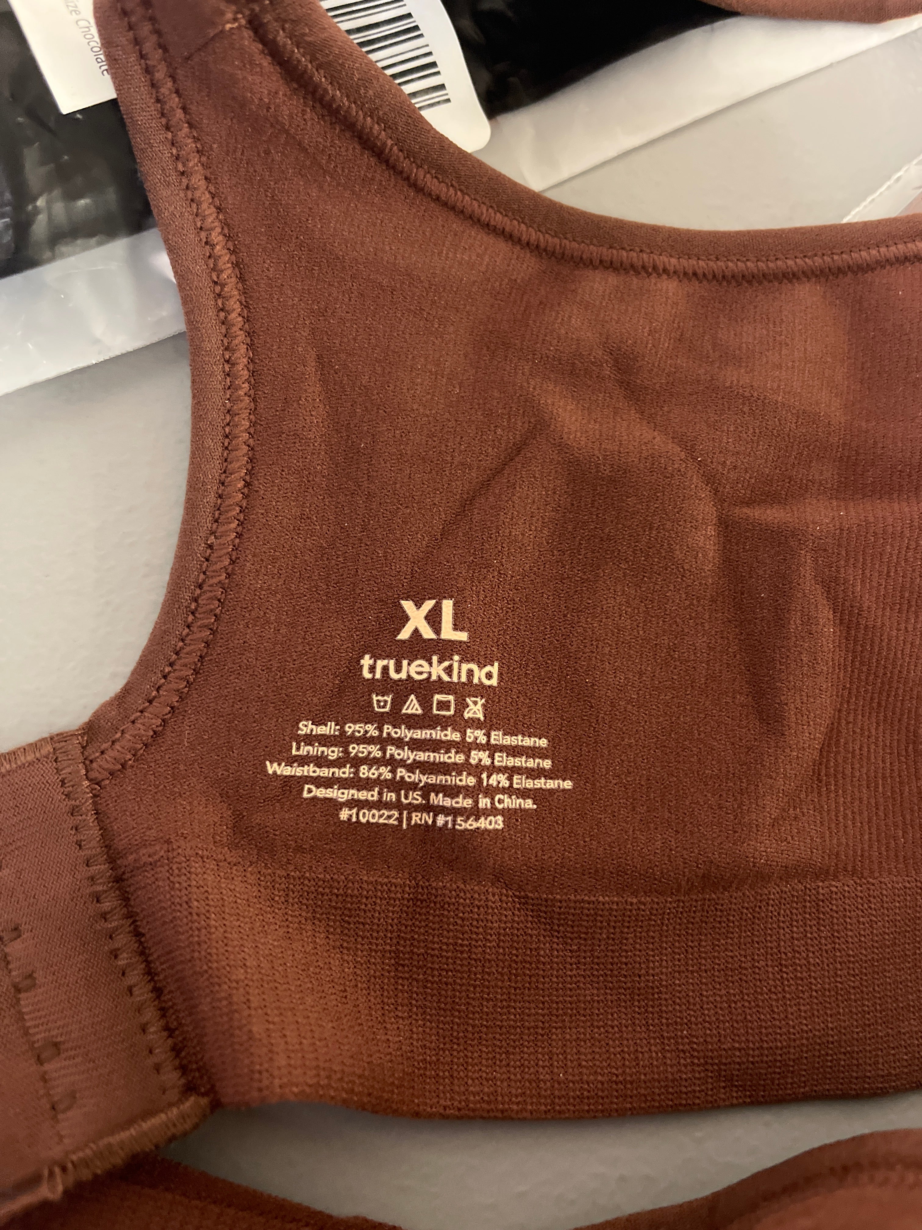 Truekind wire free brown shaper bra