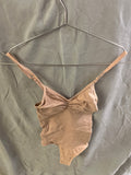 One piece beige bathing suit
