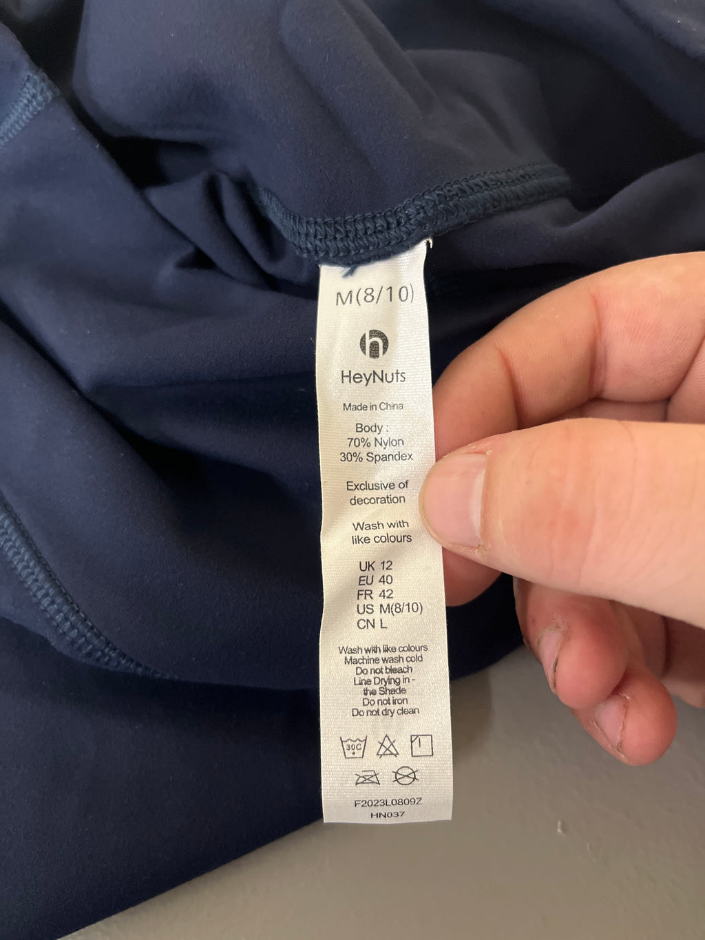Heynuts royal blue leggings with pockets