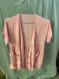 Pink blouse with pockets