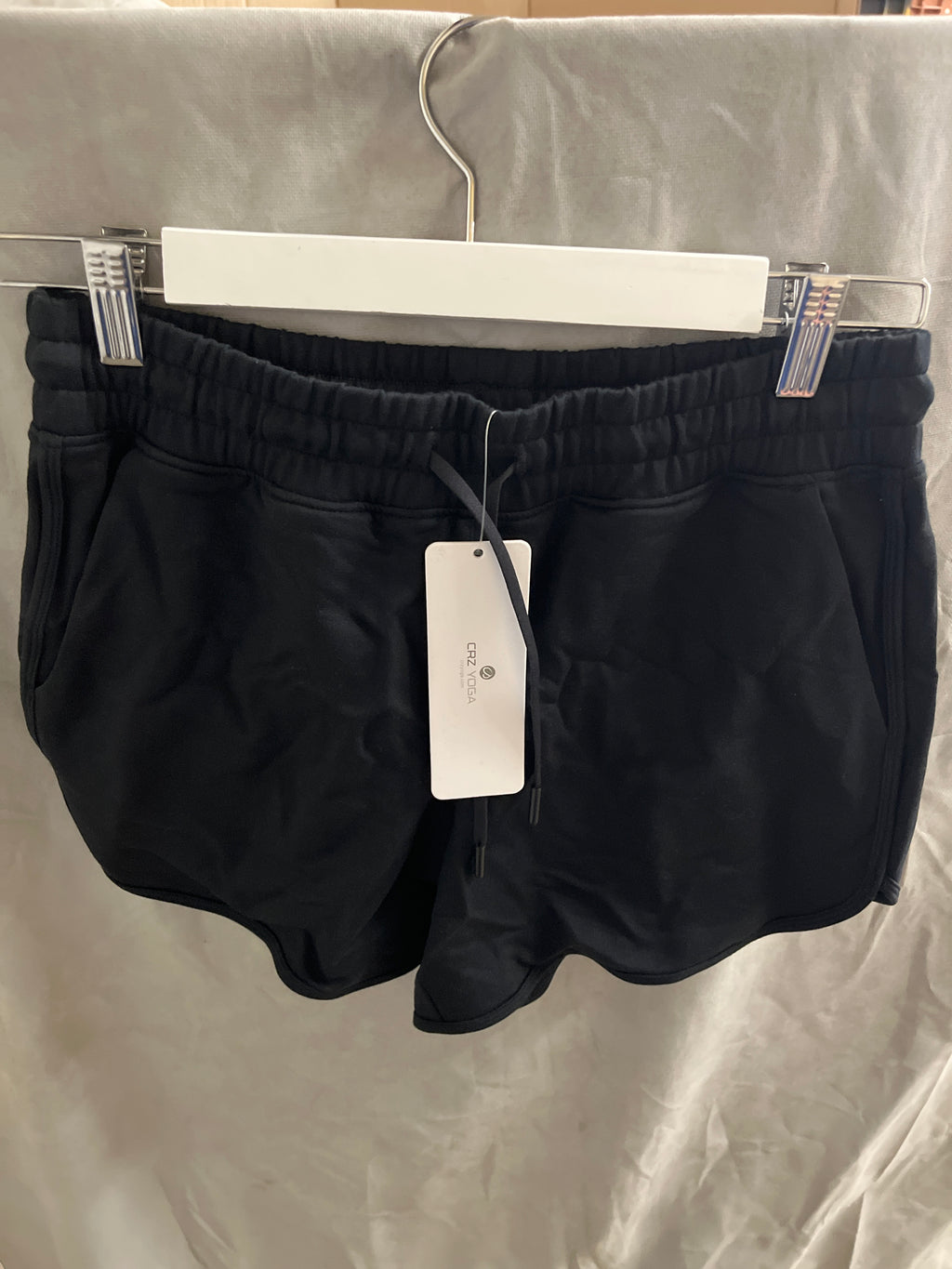 Crazy yoga black workout shorts