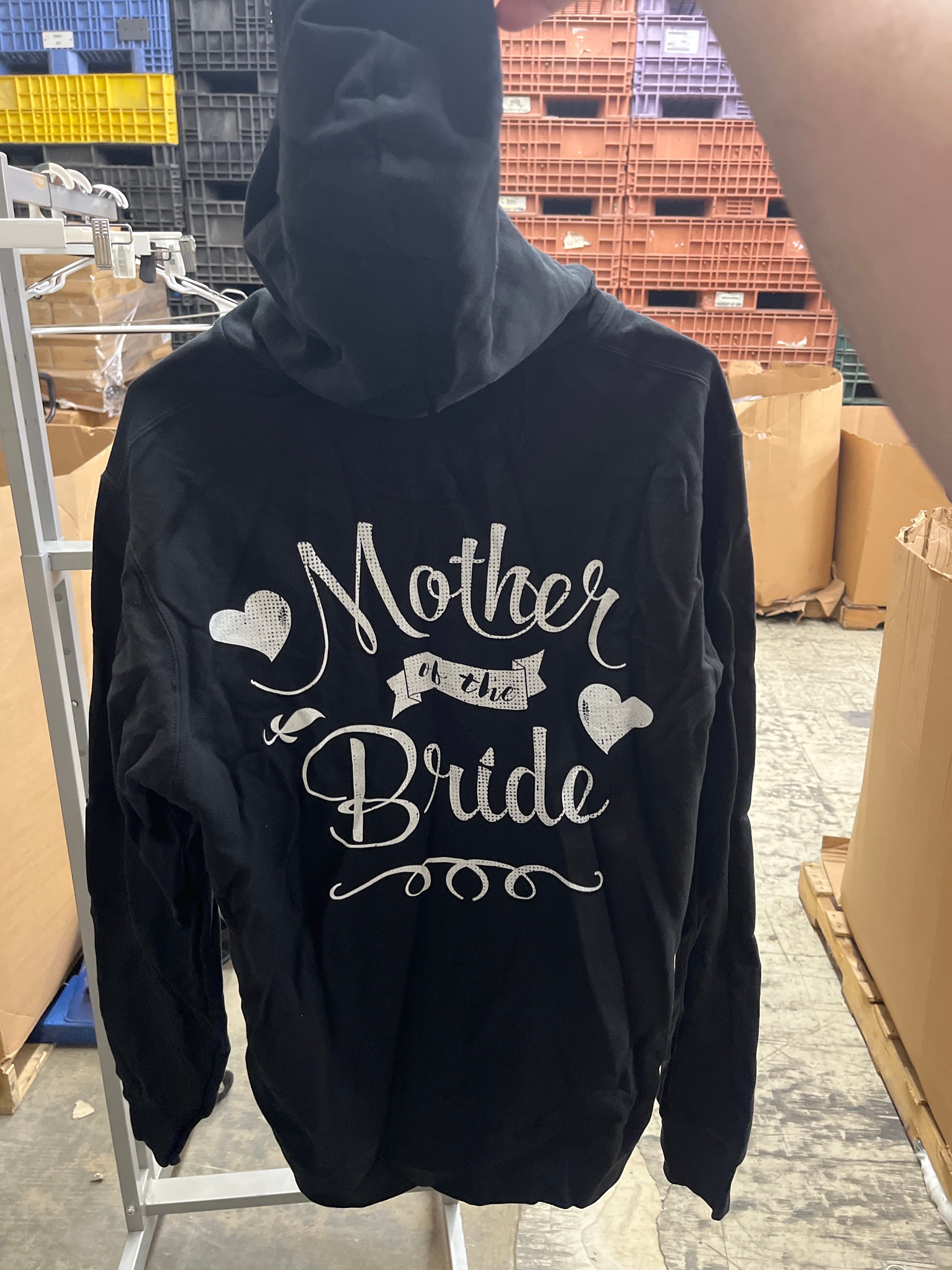 Xl zip up hoodie, mother of the bride