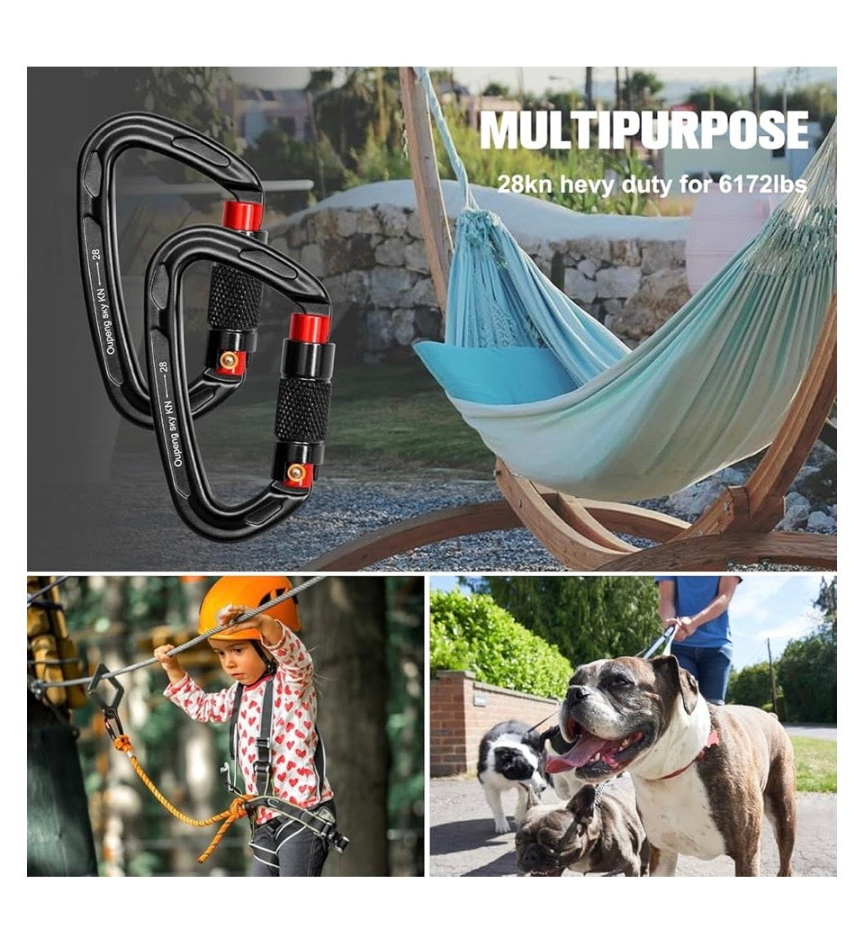 Oupeng sky auto locking carabiner clips