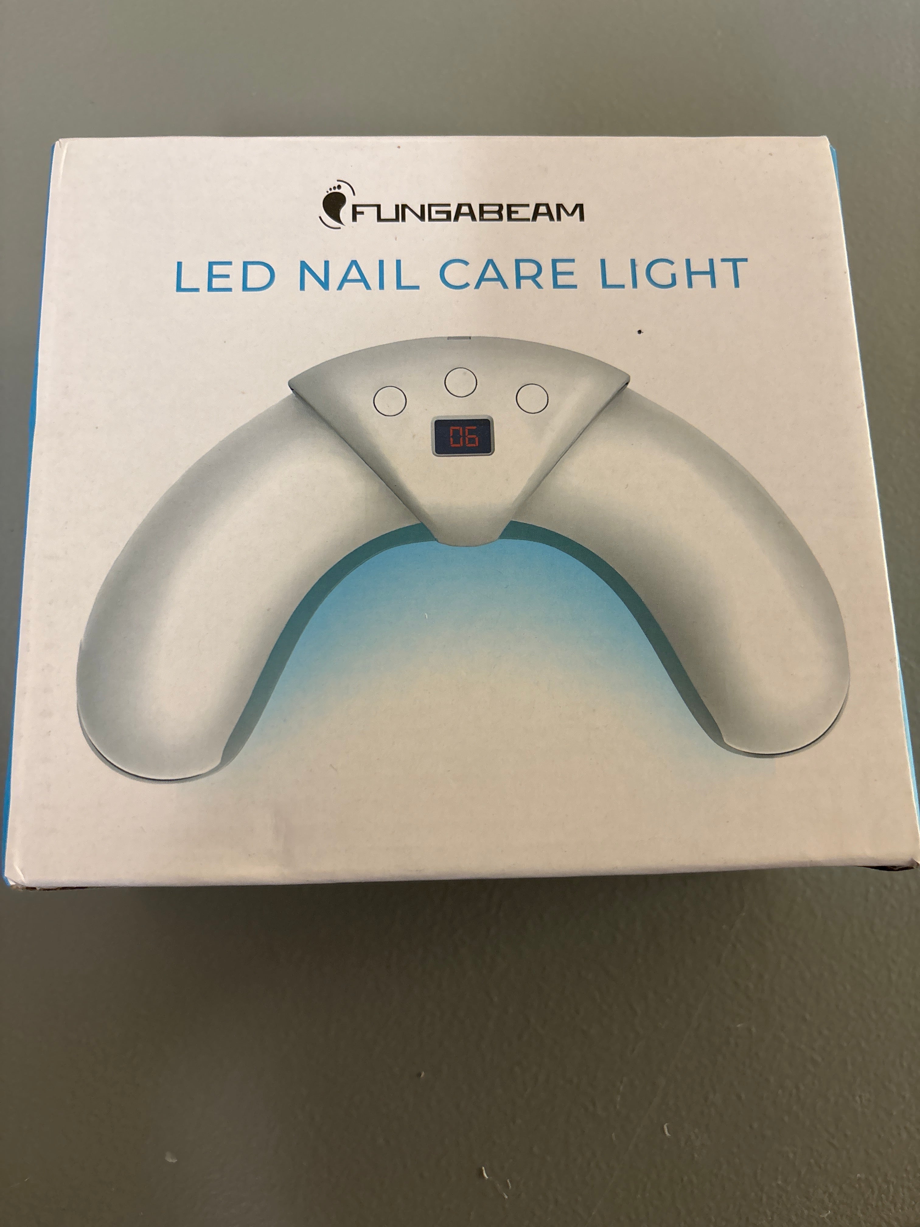 Fungabeam LED Nail Care Light for Fingernails & Toenails
