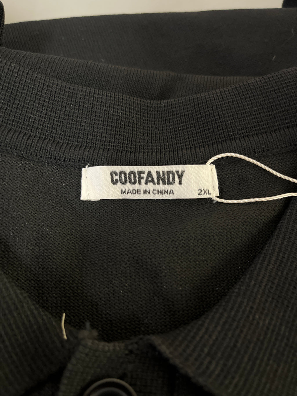 Coofandy black polo