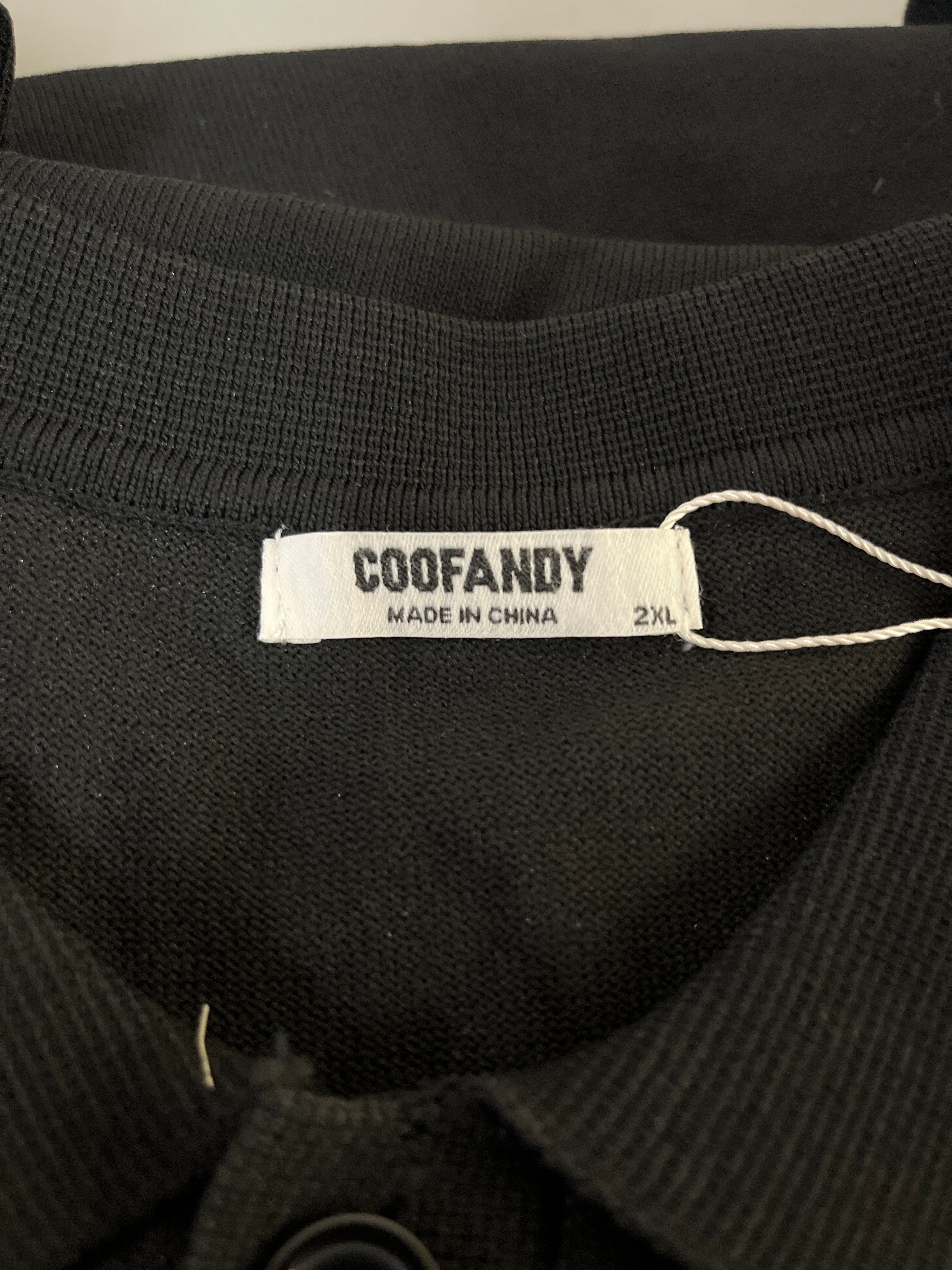 Coofandy black polo