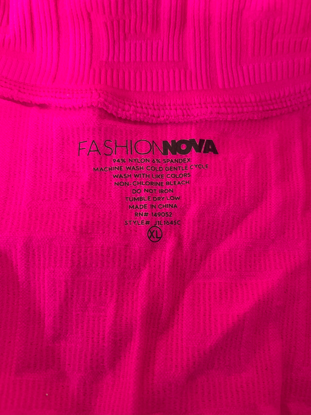 Fashion nova pink sleeveless body suit
