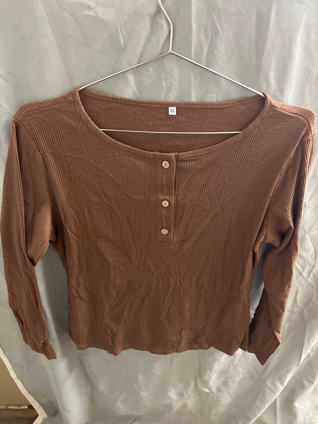 Brown long sleeve sweater