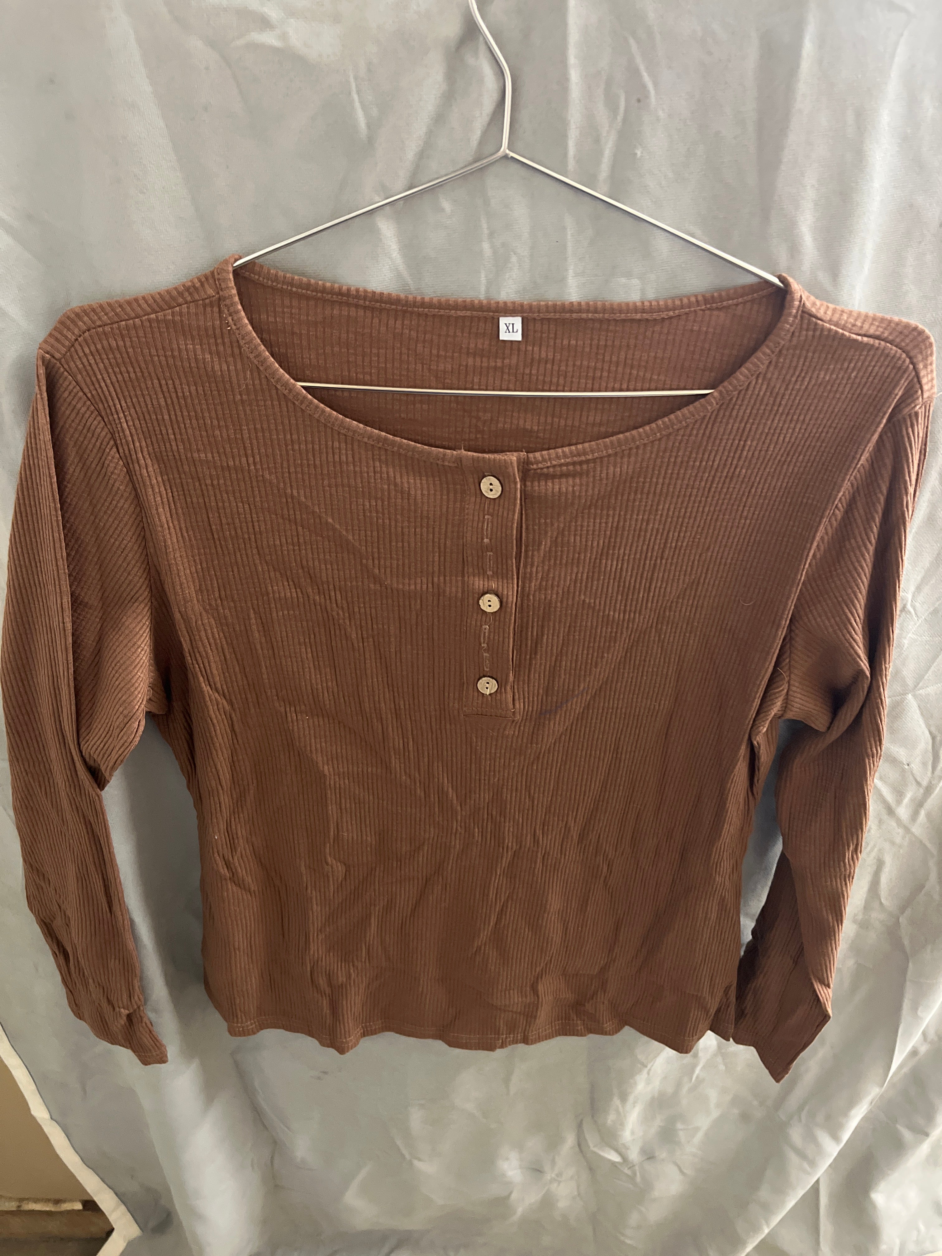 Brown long sleeve sweater