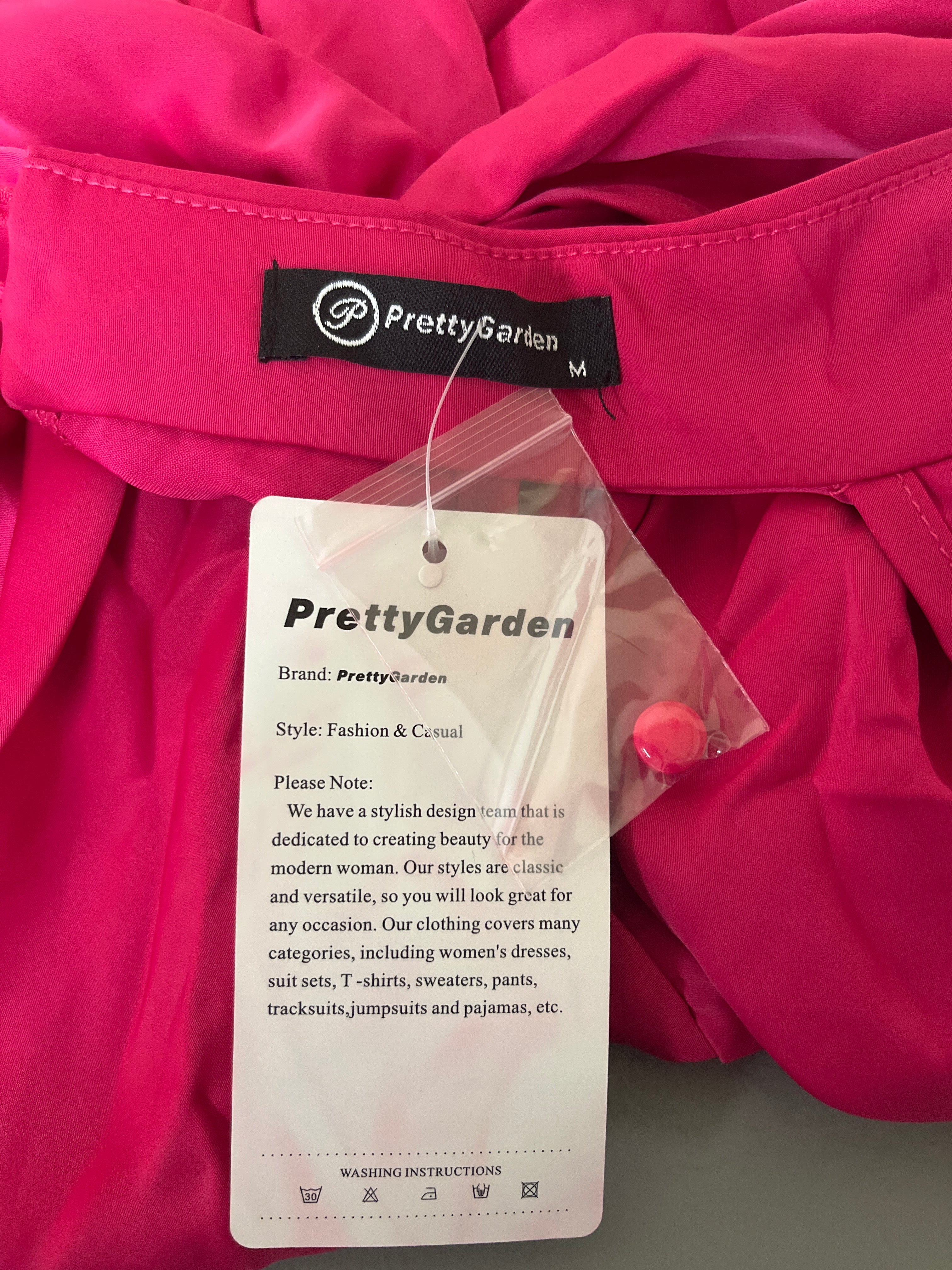 Pretty garden pink sleeveless dress