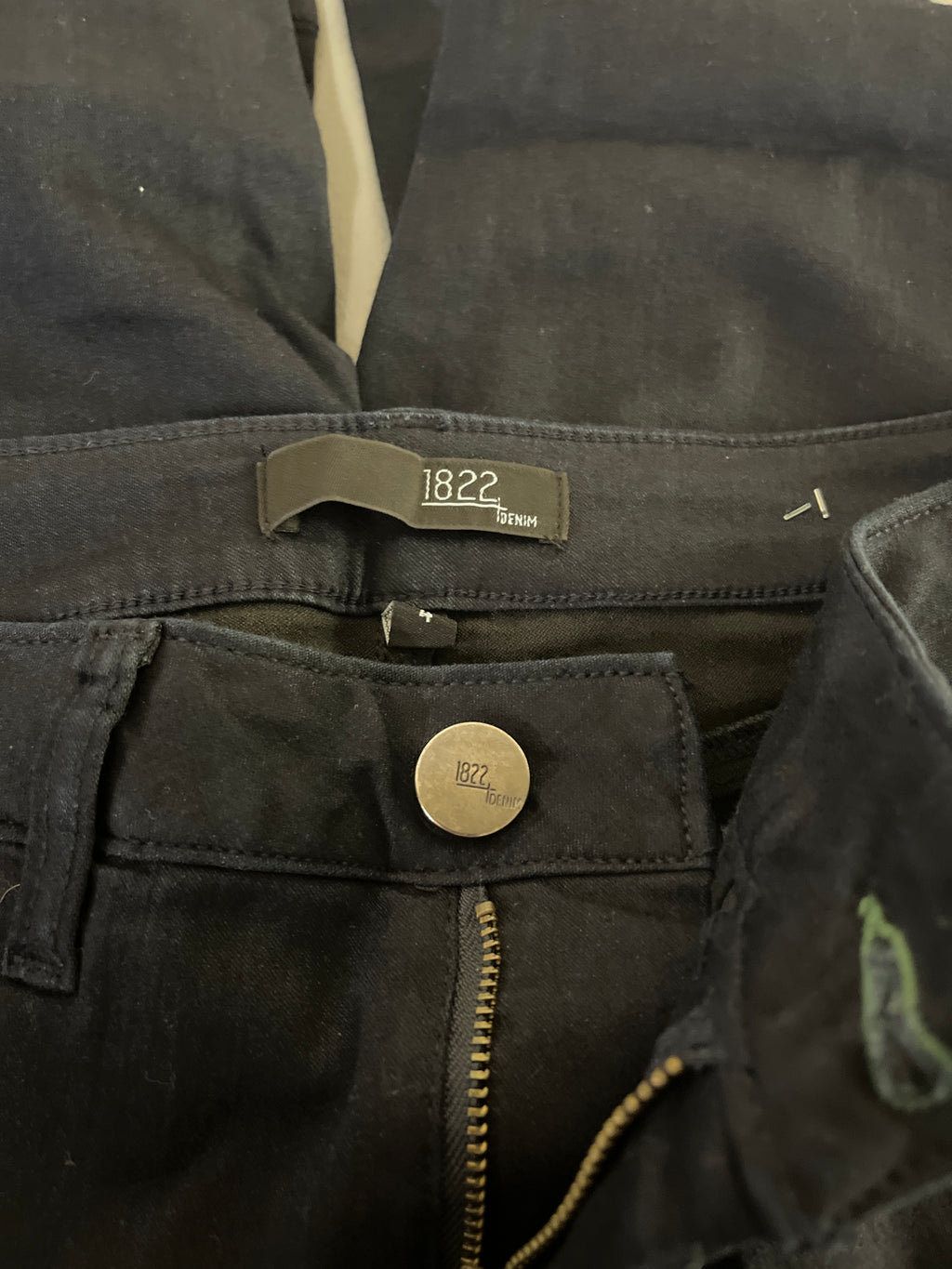 1822 denim black jeans