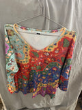 Long sleeve shirt with nature art design