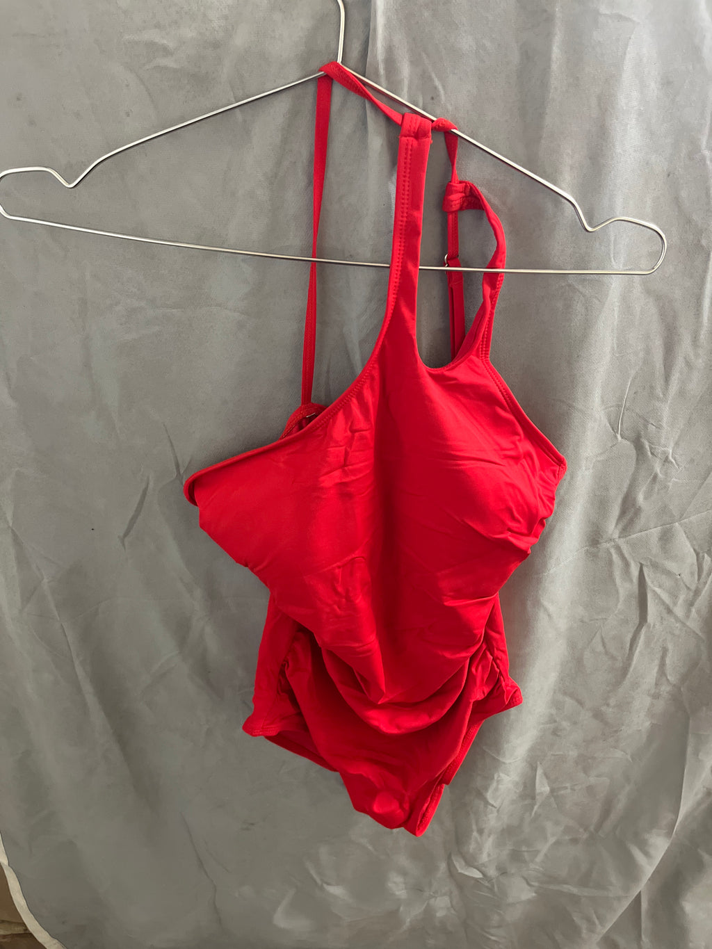 Holipick red one piece bathing suit