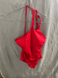 Holipick red one piece bathing suit