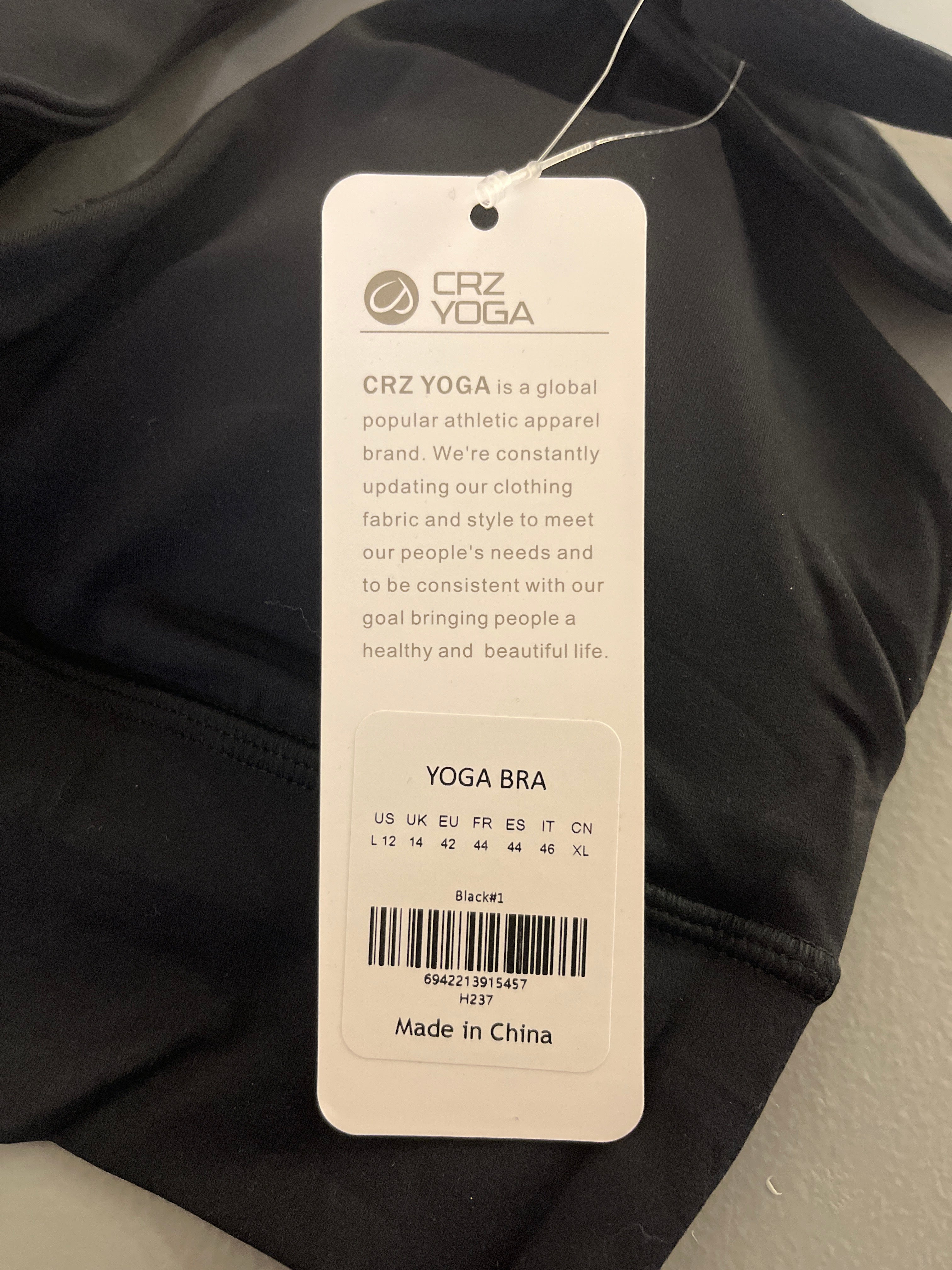 Crazy yoga workout bra