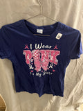 Port and company I wear pink for my sister tshirt