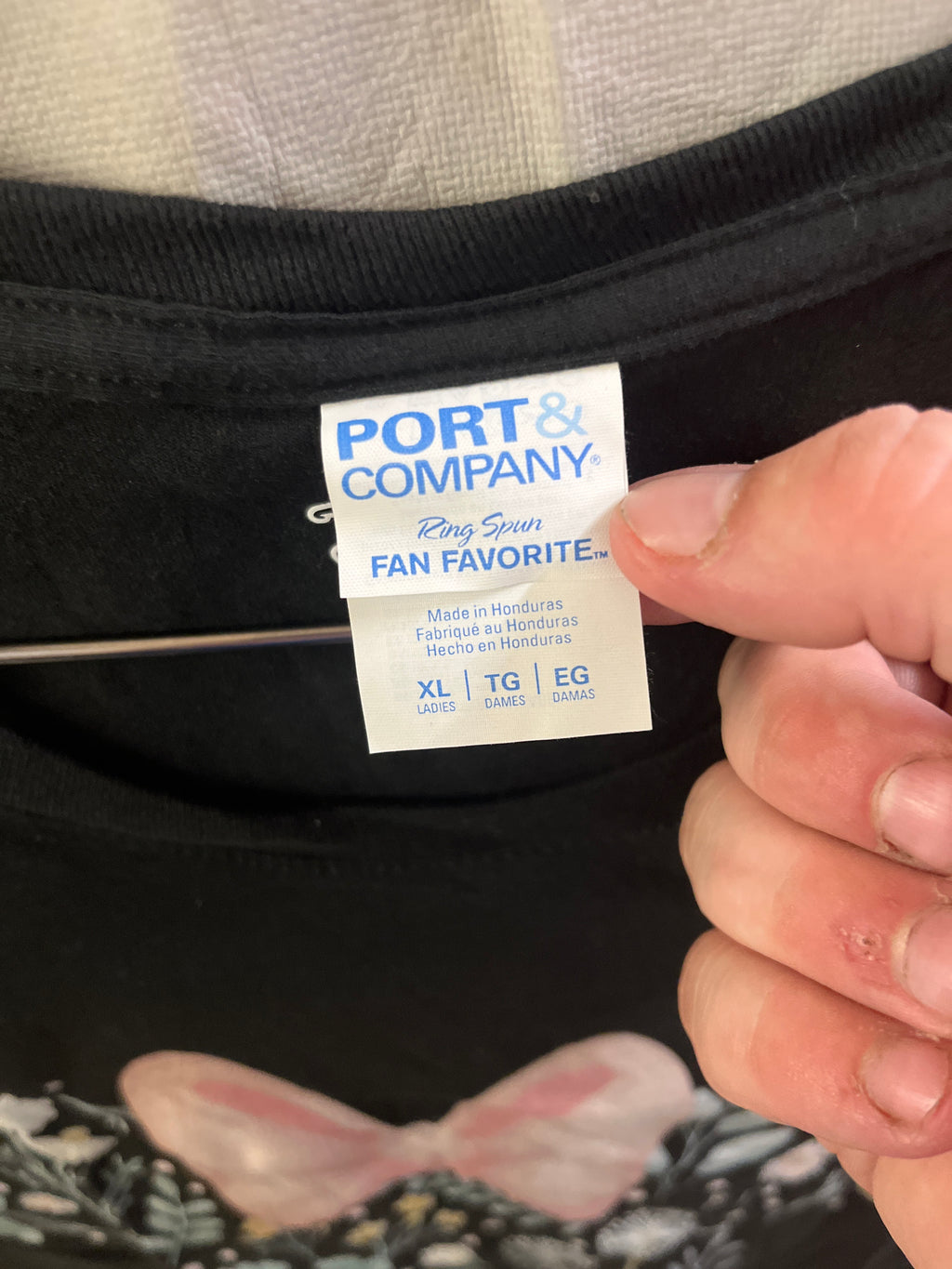 Port and company flower tshirt