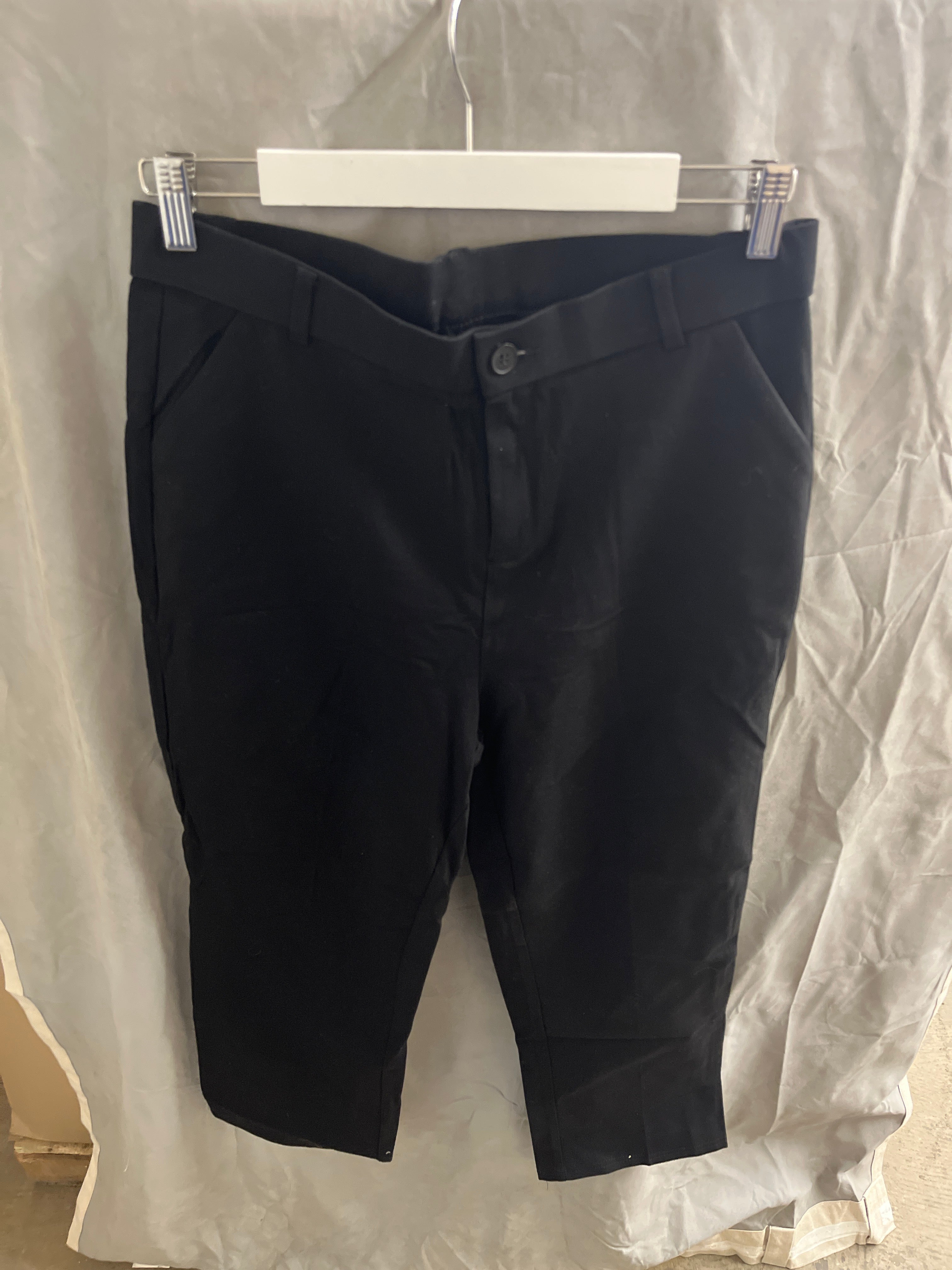Black stretchy dress pants