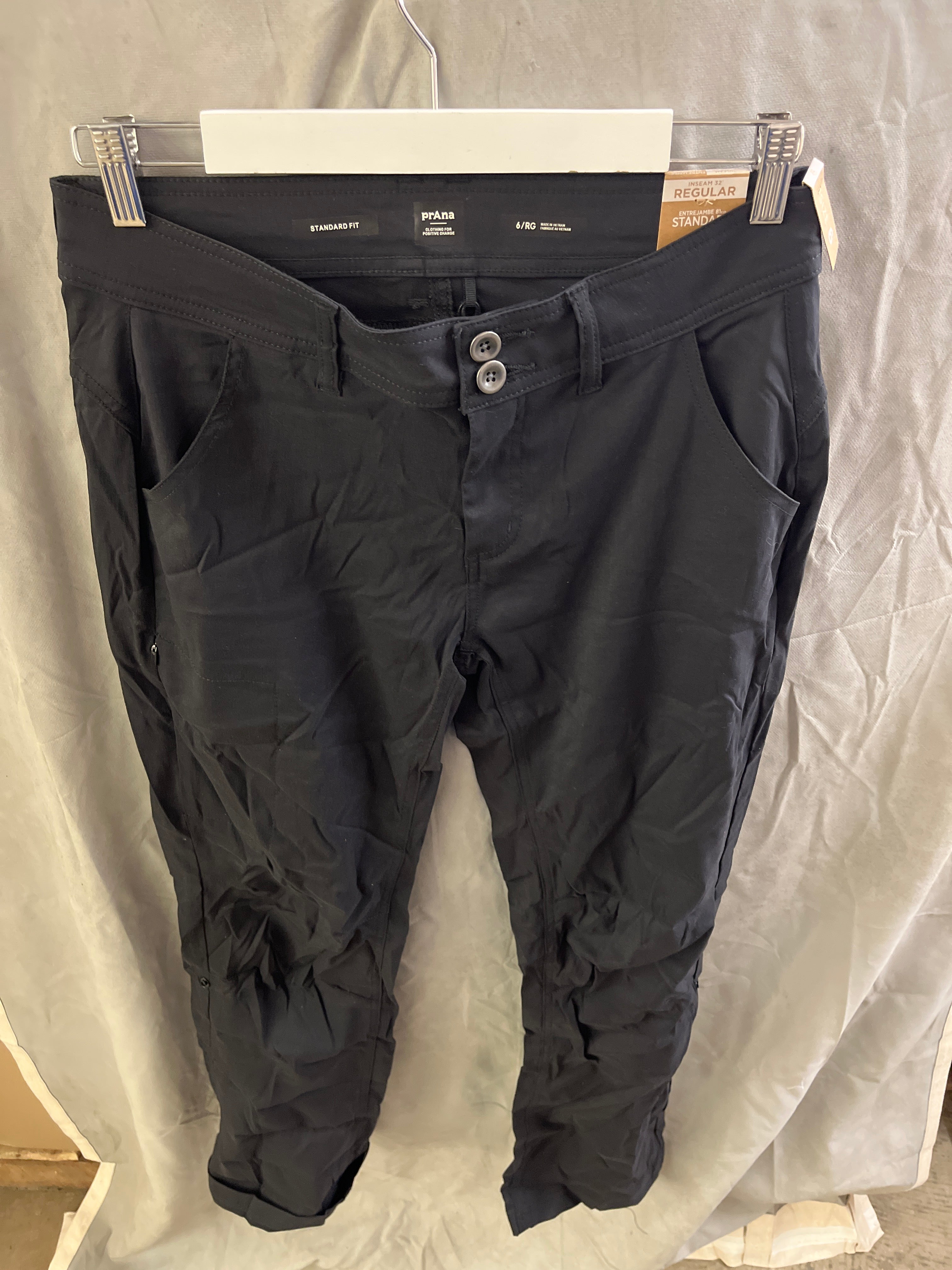 Prana standard fit black jeans