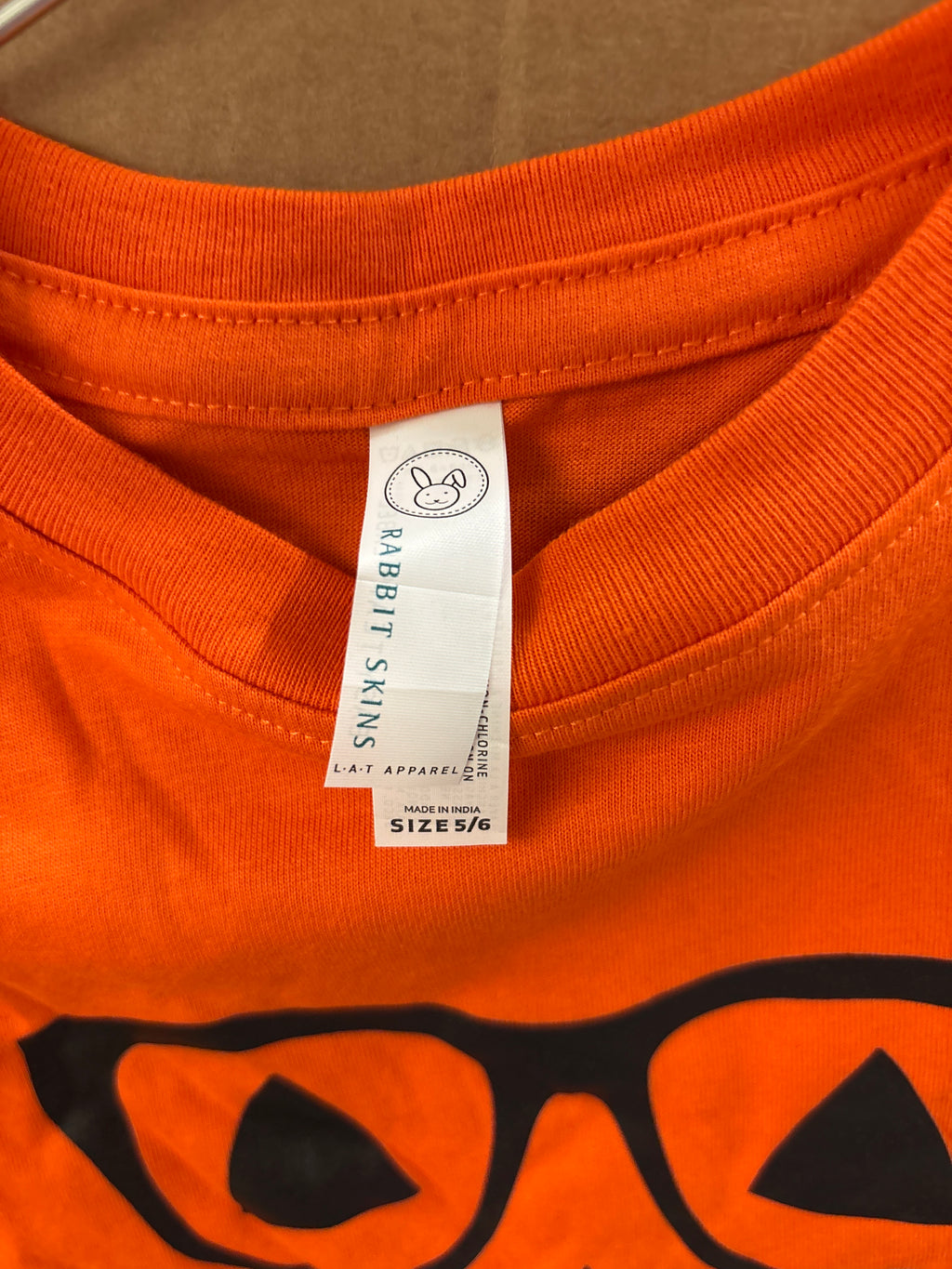 Rabbit skins kids pumpkin shirt (5/6)