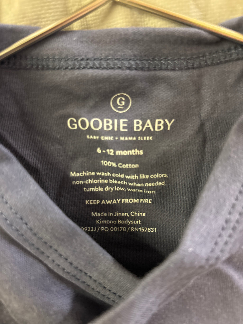 Goobie baby onesie