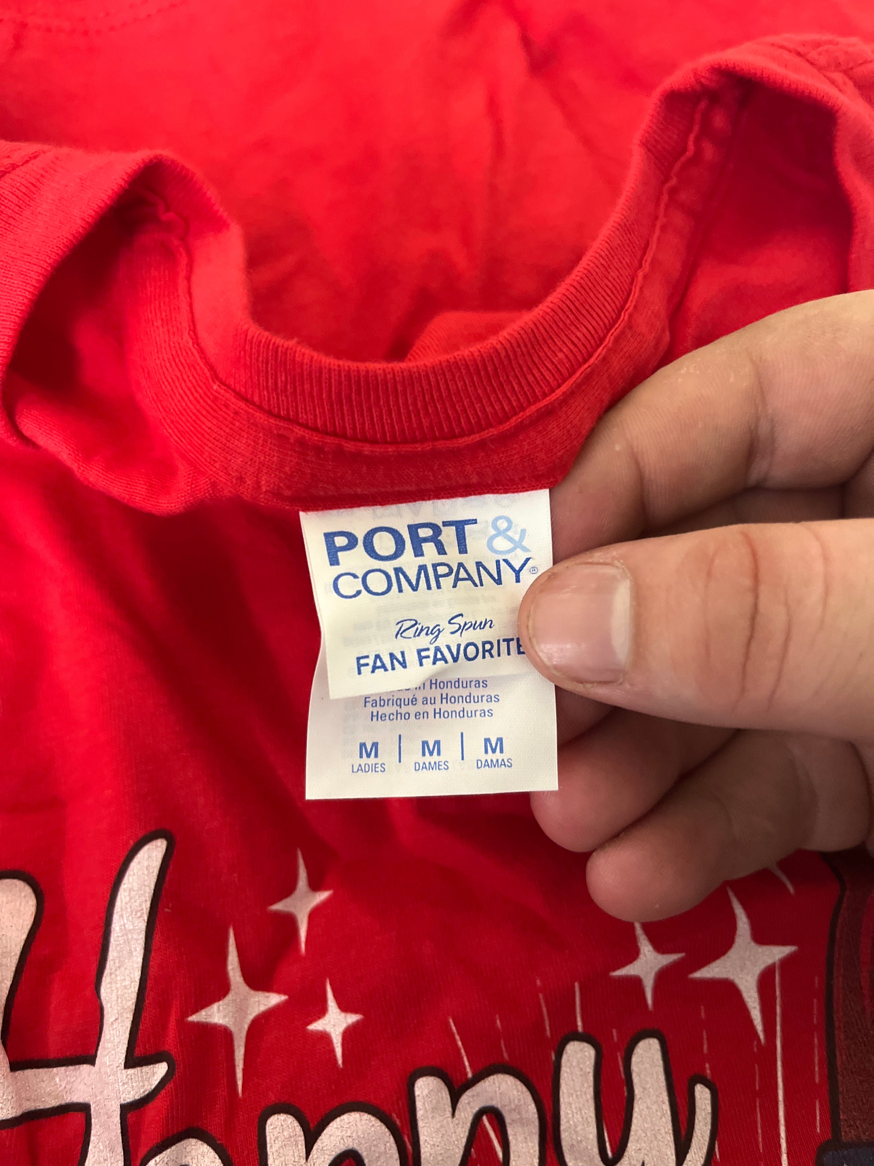 Happy 4th of July red Tshirt