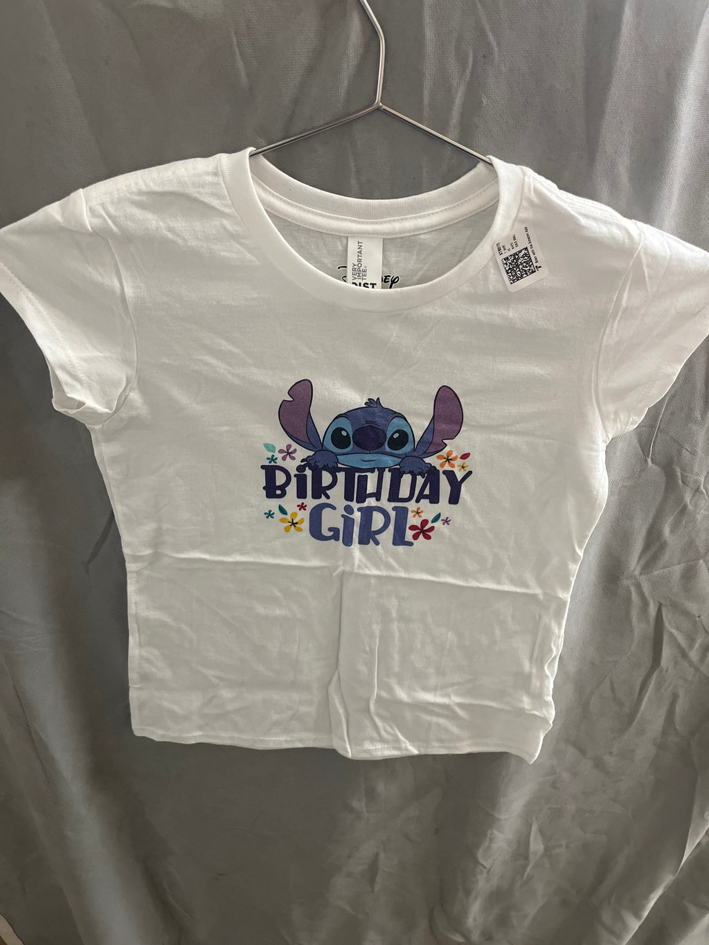 Lilo and stitch birthday girl white Tshirt