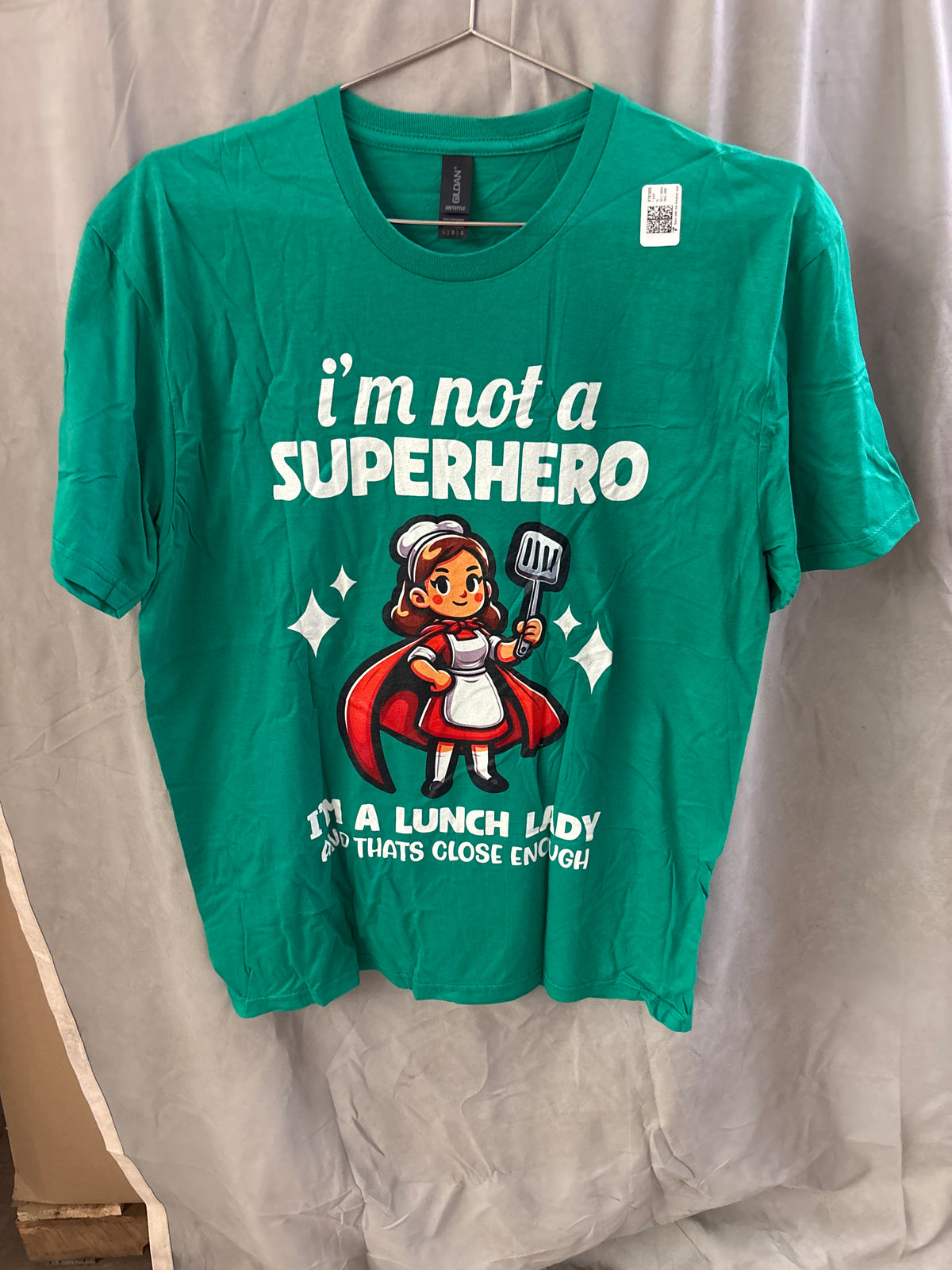 Women’s lunch lady tshirt (large)