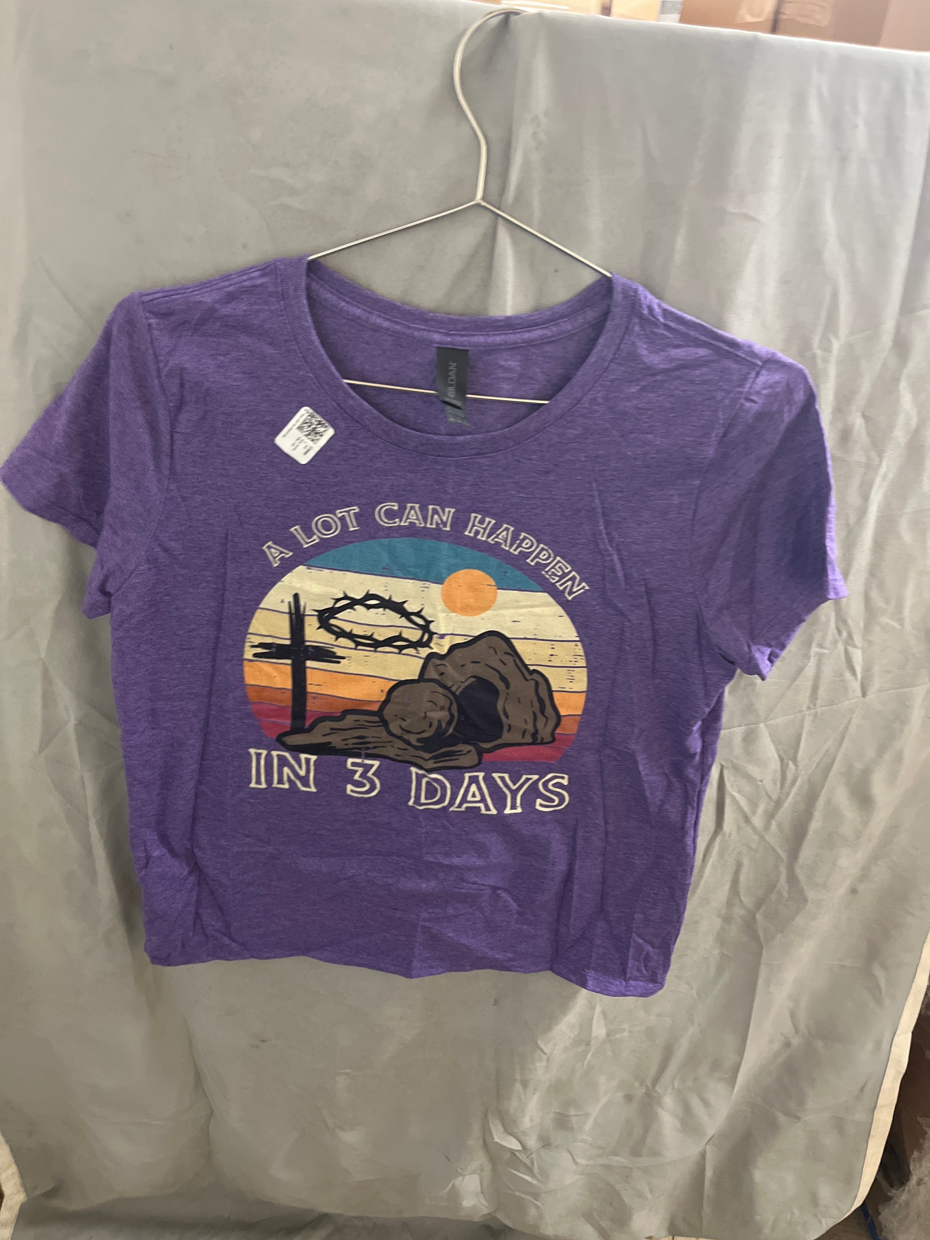 A lot can happen in 3 days purple Tshirt