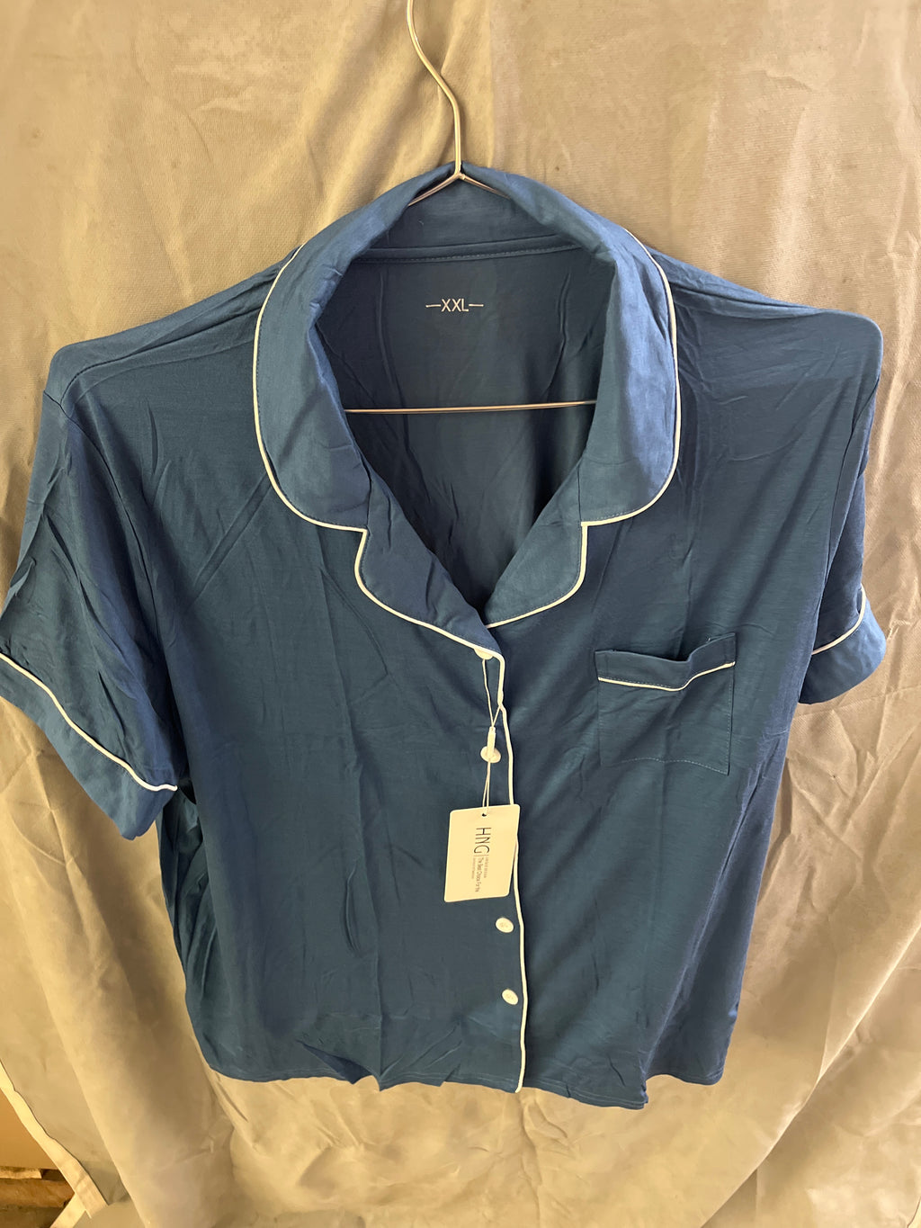 HNG blue pajamas set