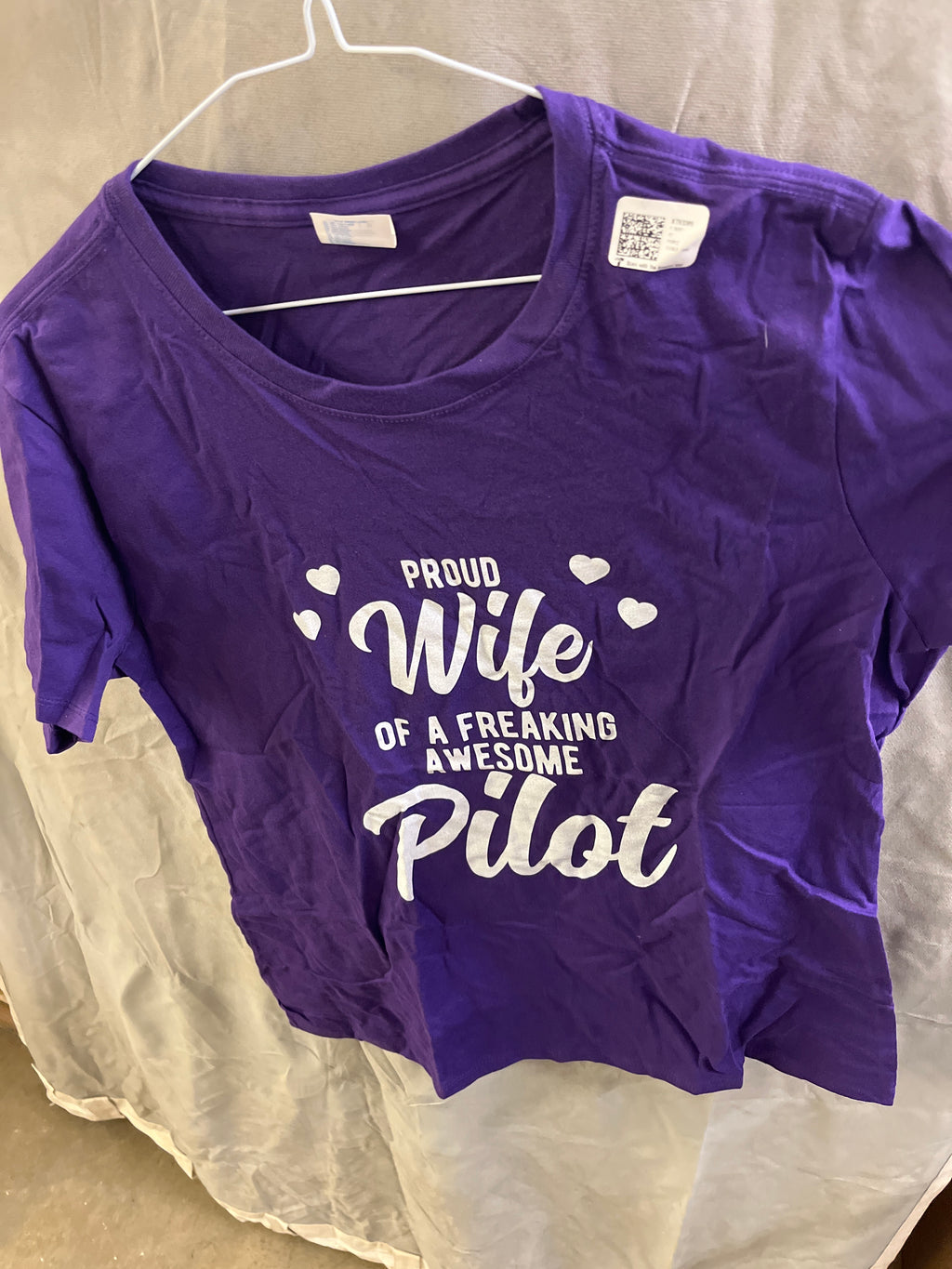 Port and company proud wife tshirt